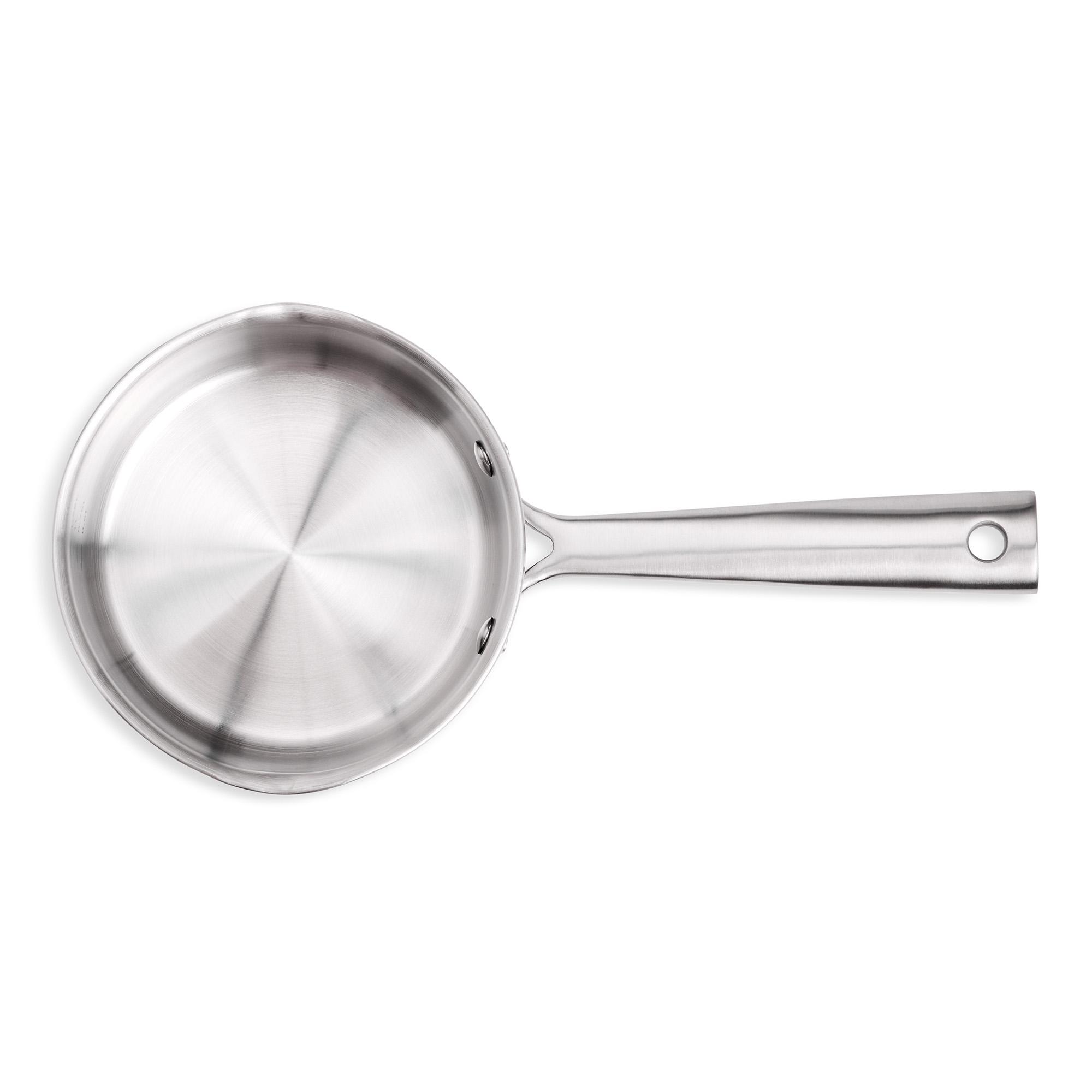 Habitat Ellipse Brushed Stainless Steel 16cm Saucepan thumbnail 5