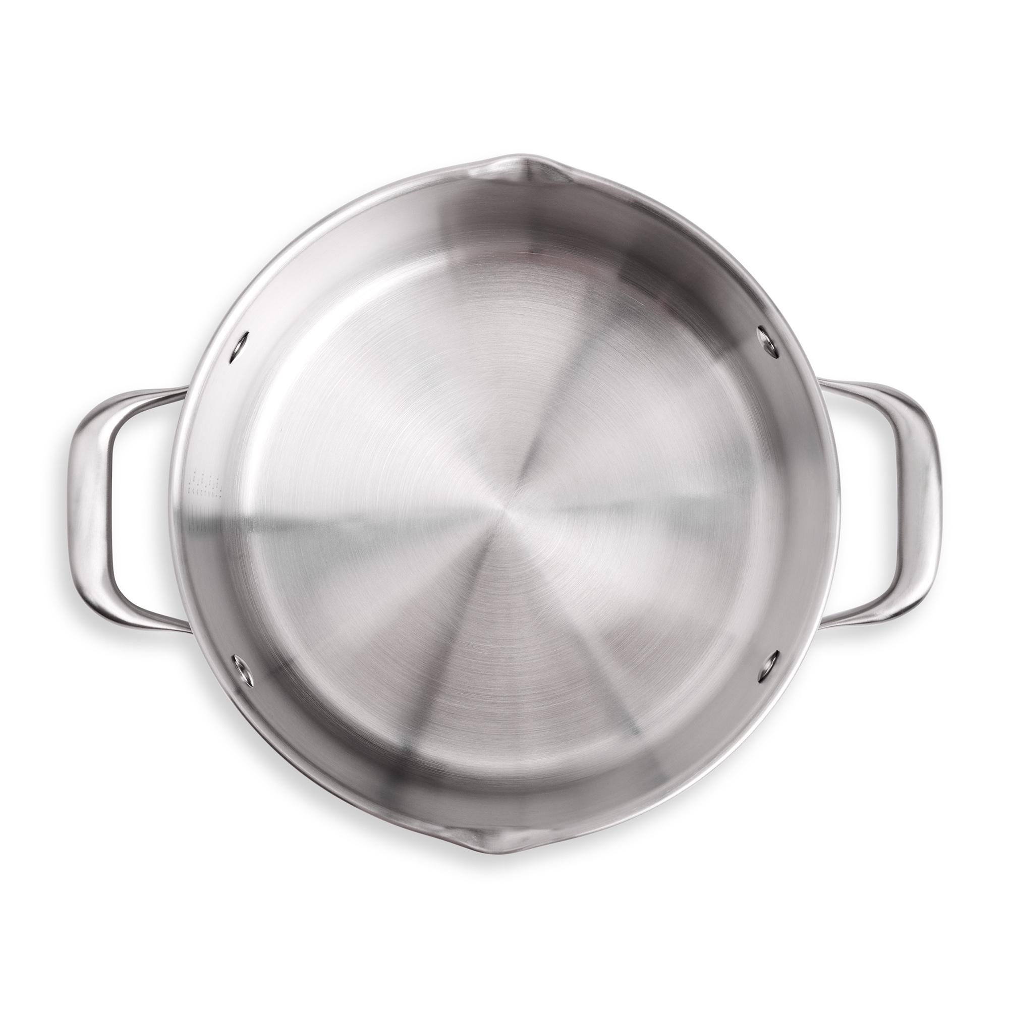 Habitat Ellipse Brushed Stainless Steel Stock Pot thumbnail 3