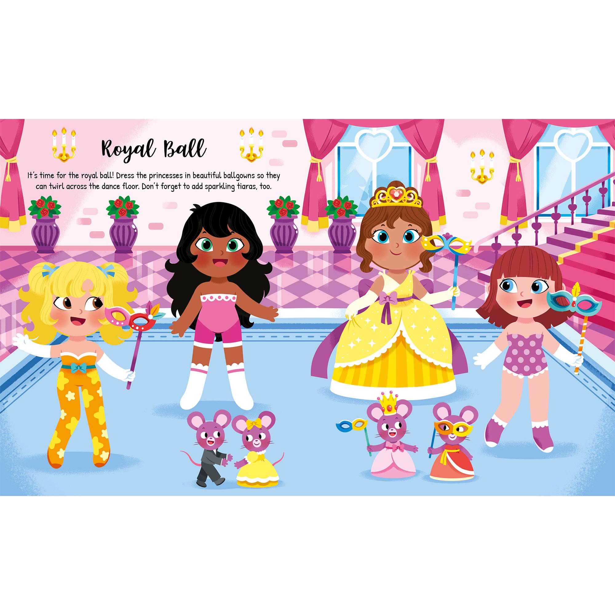 Igloo Books Princess Dress Up Sticker Book thumbnail 2