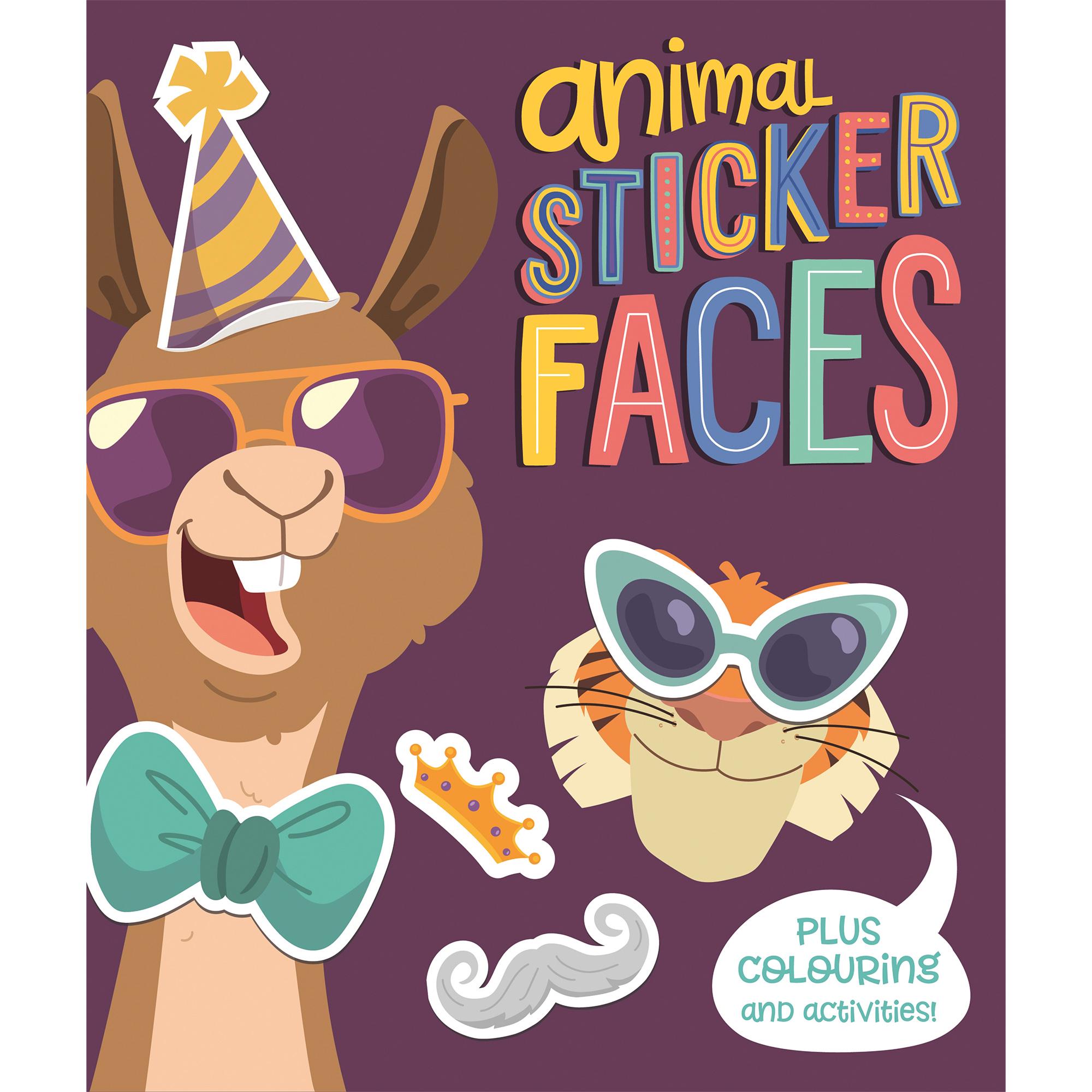 Silly Faces Sticker book