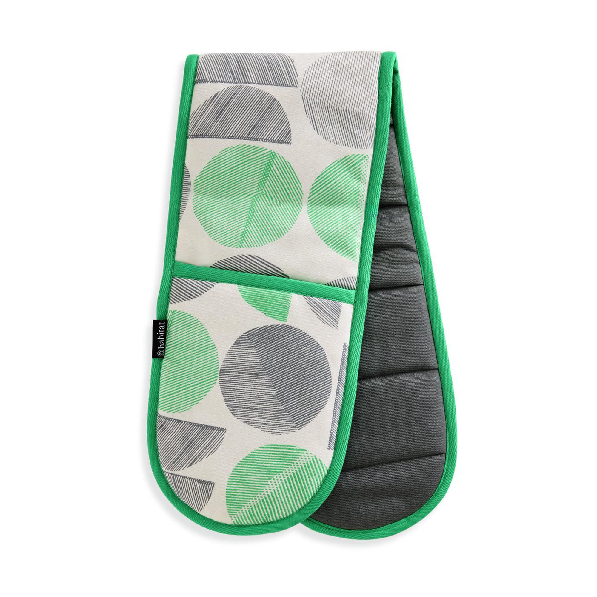 Habitat Pack of 3 Linear Circles Tea Towel thumbnail 5
