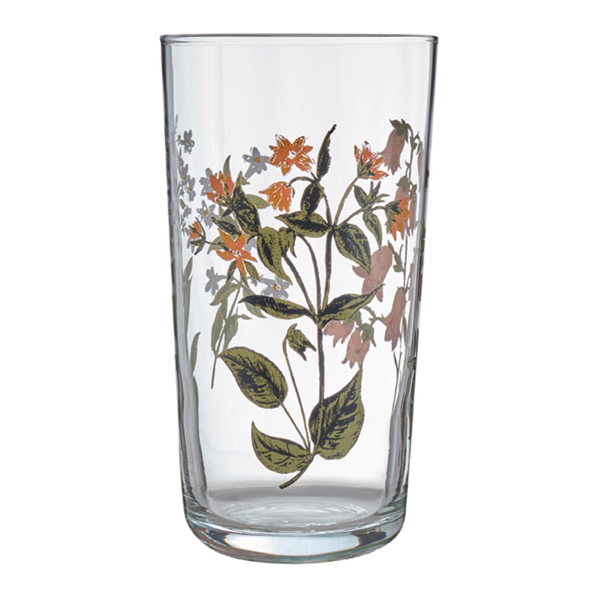 Sainsbury's Home Floral Hi Ball Glass