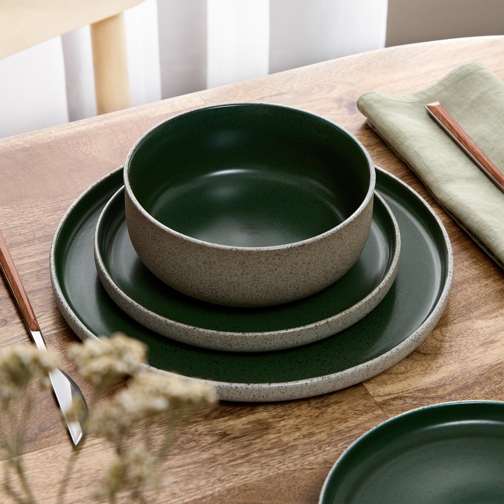 Habitat Matte Raw Edge Side Plate - Green thumbnail 2