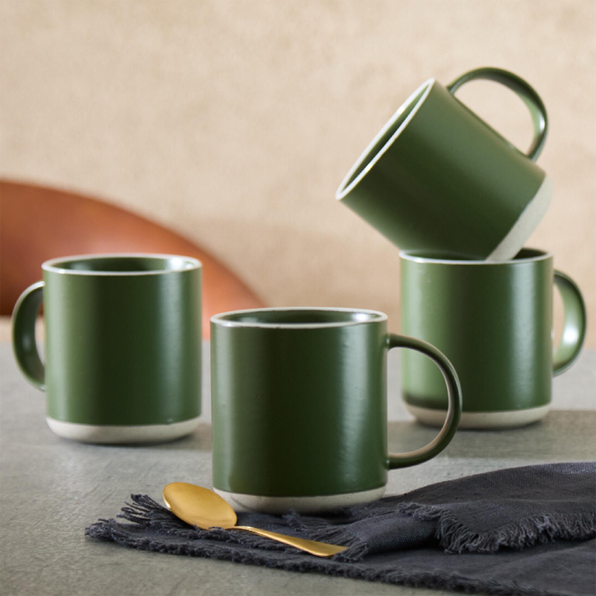 Habitat Matte Raw Edge Mug - Green thumbnail 2