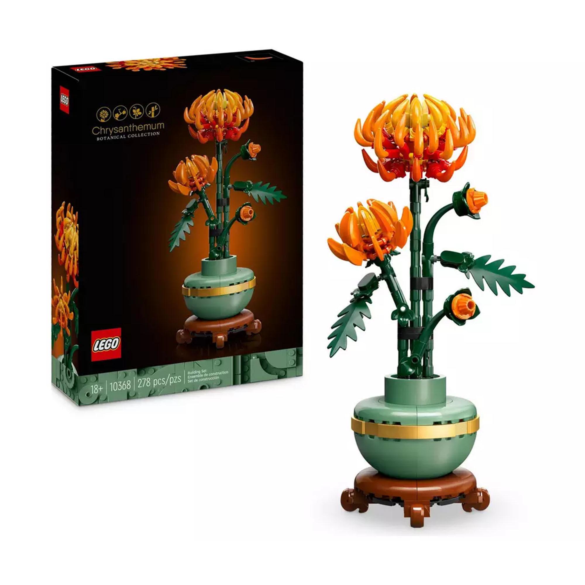 LEGO Botanicals Chrysanthemum Flower Set for Adults 10368