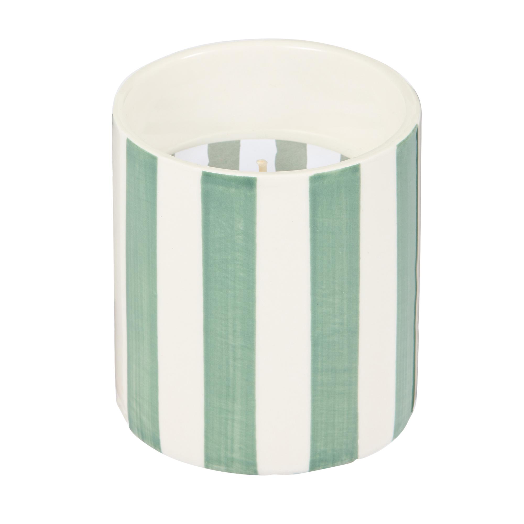 Habitat Scented Ceramic Small Candle - Spiced Bergamot & Ginger