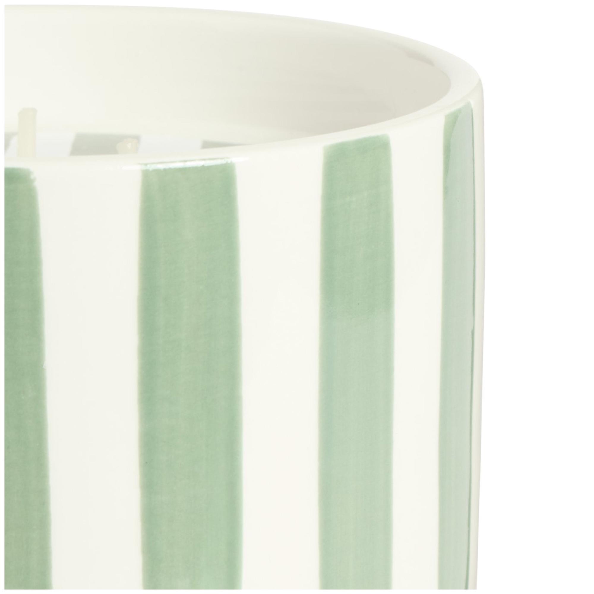 Habitat Scented Green Ceramic Large Candle - Spiced Bergamot & Ginger thumbnail 3