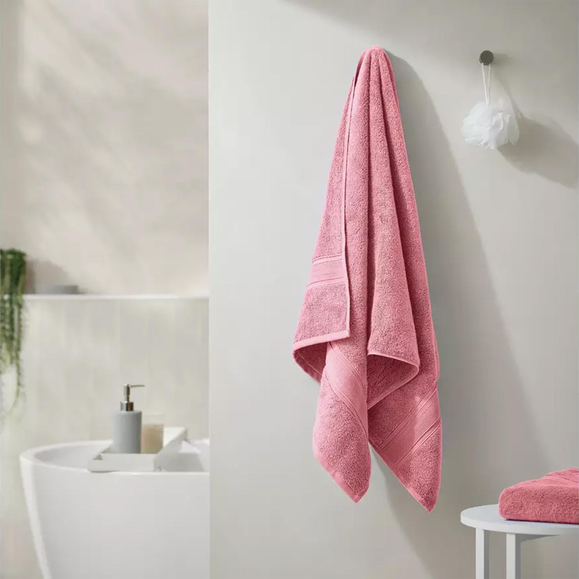 Habitat Supersoft Bath Towel - Rose