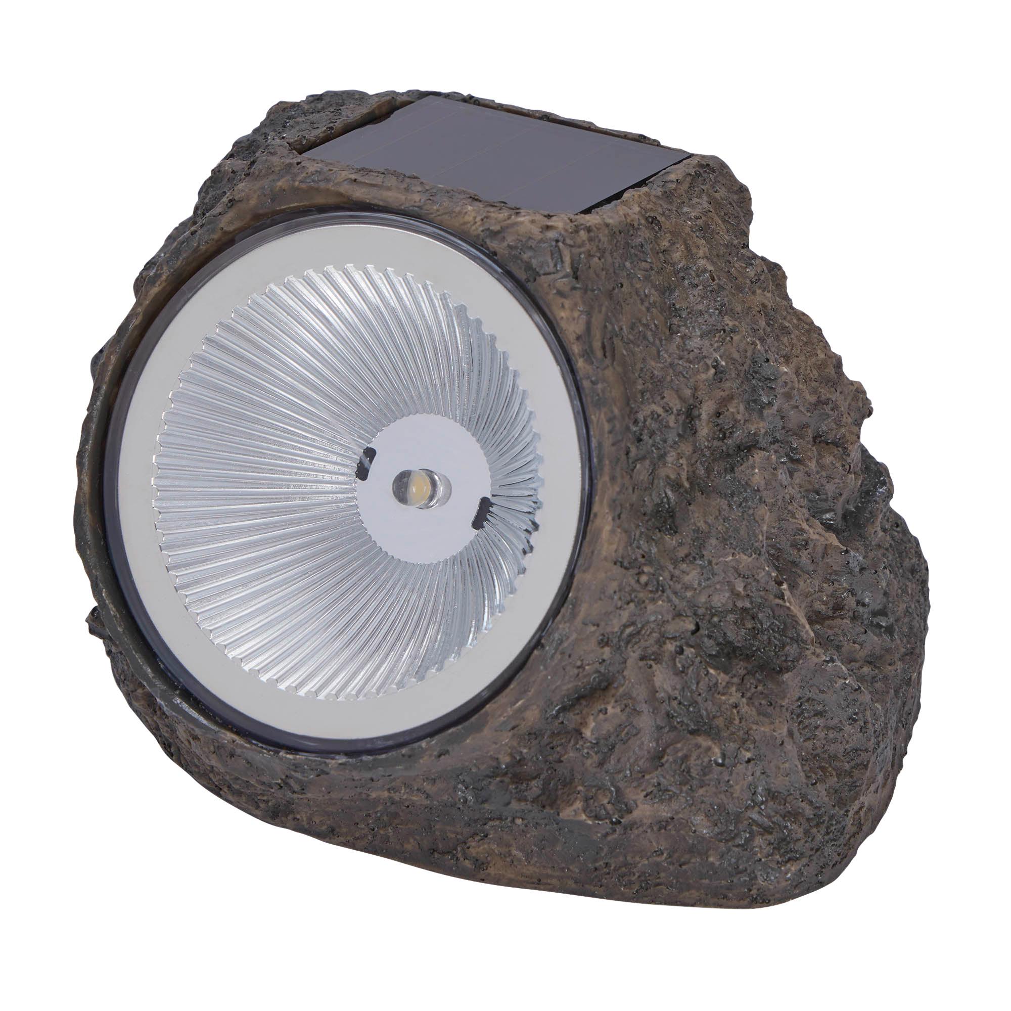 Garden by Sainsbury's Small 3 Lumen Solar Rock Light