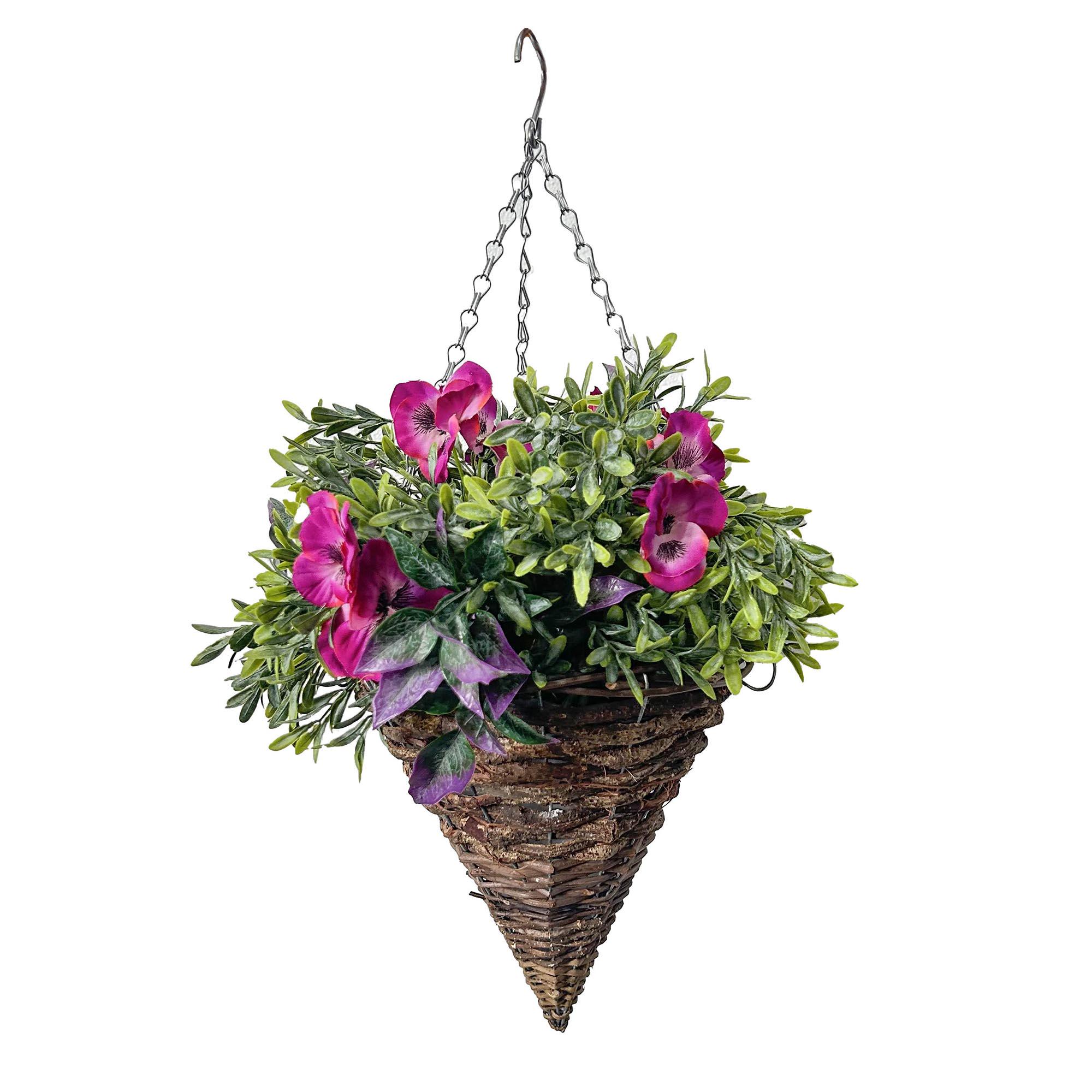 Garden XP Faux Hanging Basket