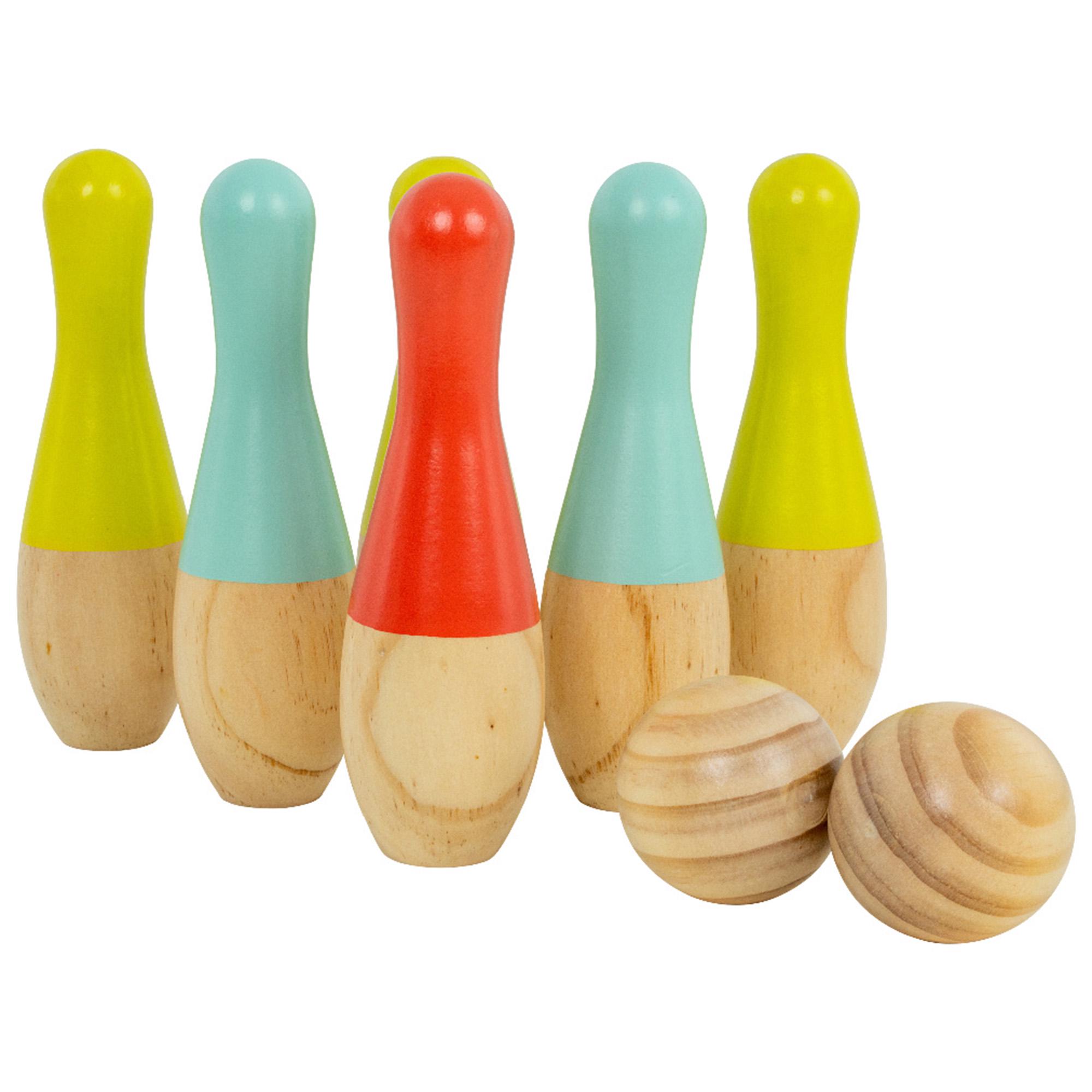 TP Toys Wooden Skittles