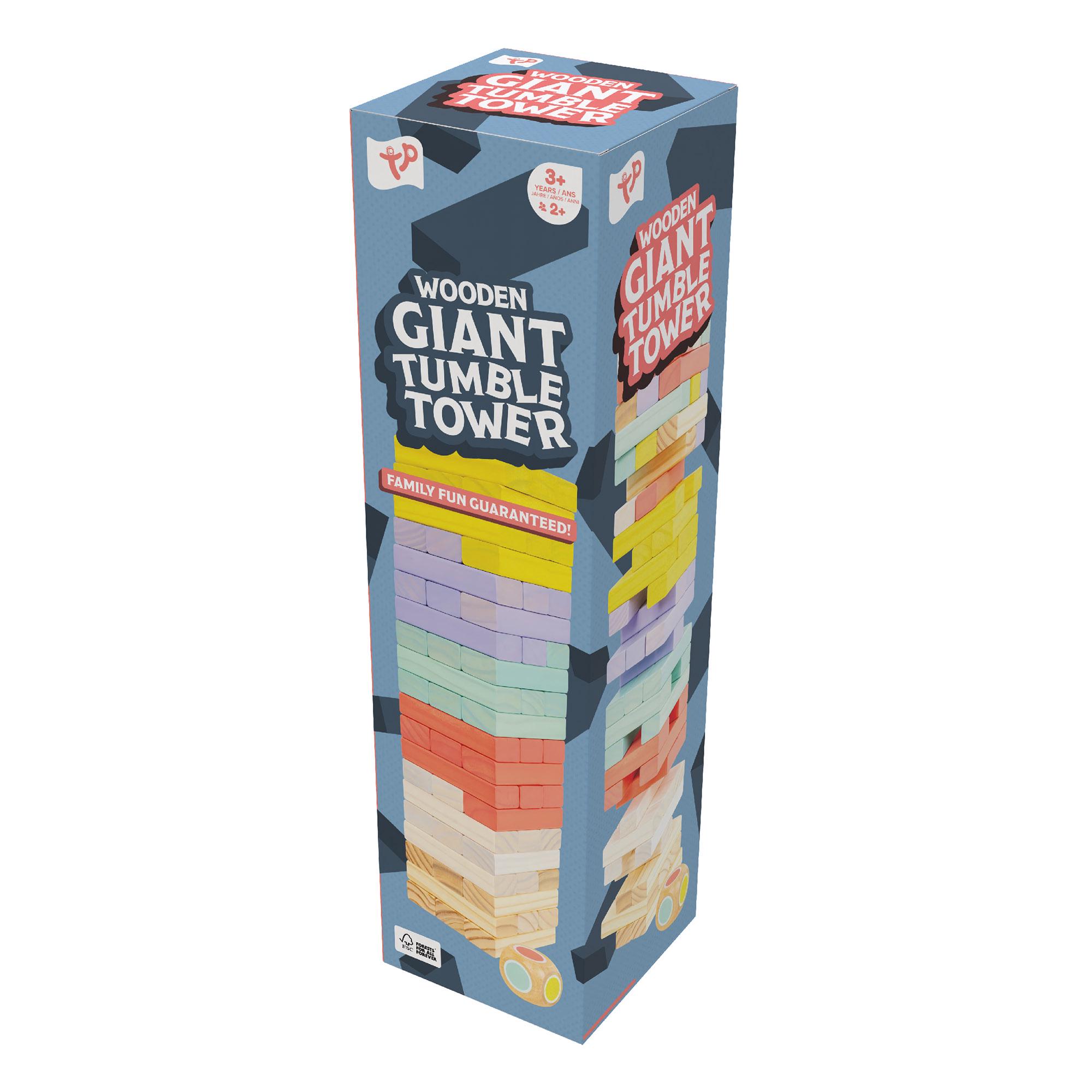 Tp Toys Wooden Tumble Tower