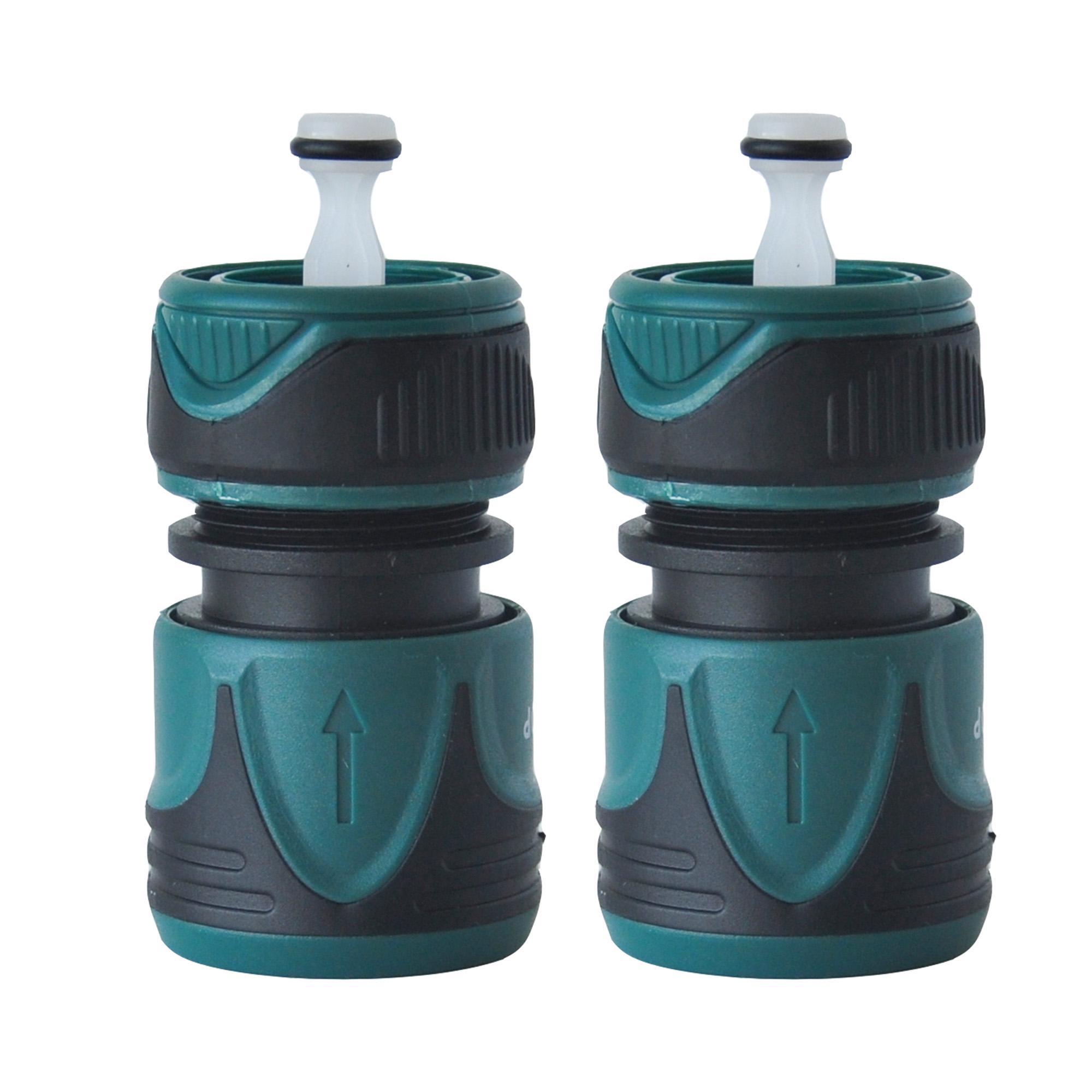 McGregor Pack of 2 1/2" Waterstop Hose Connector