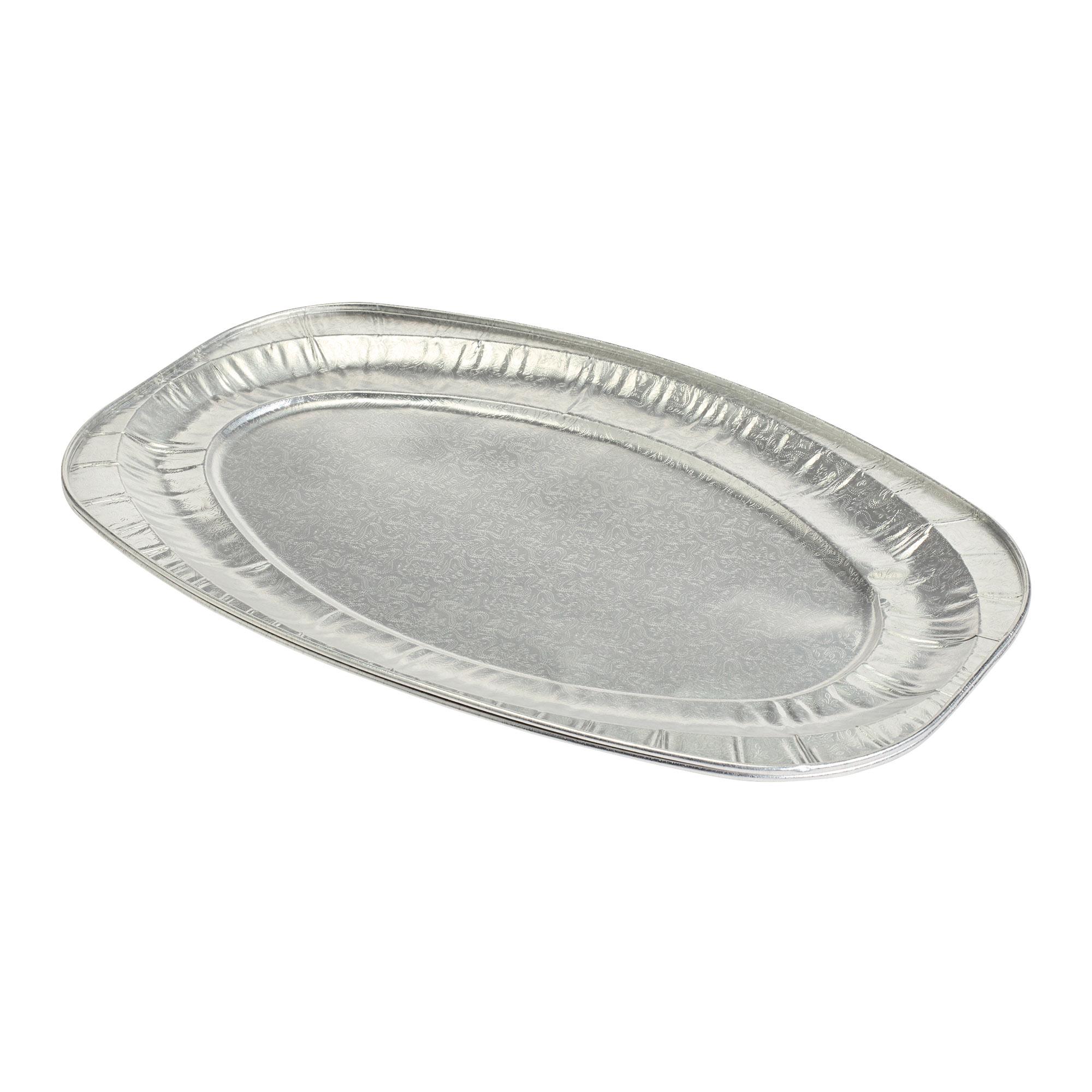 Sainsbury's Home Pack of 2 Silver Foil Platters