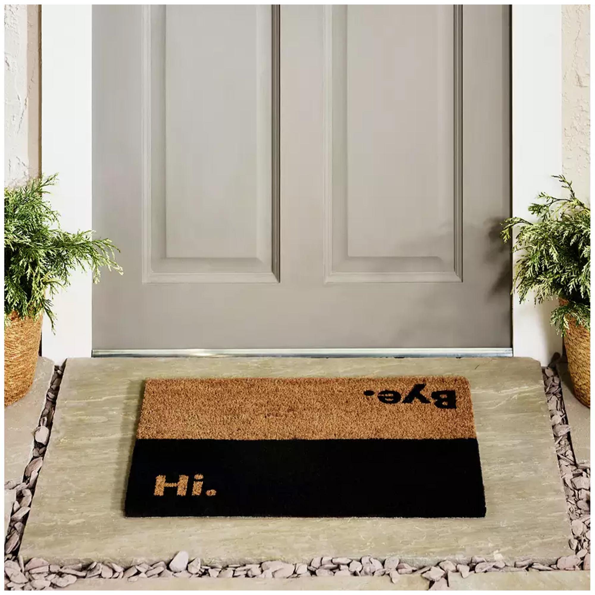 Sainsbury's Home Hi Bye Coir Doormat - 40x60cm