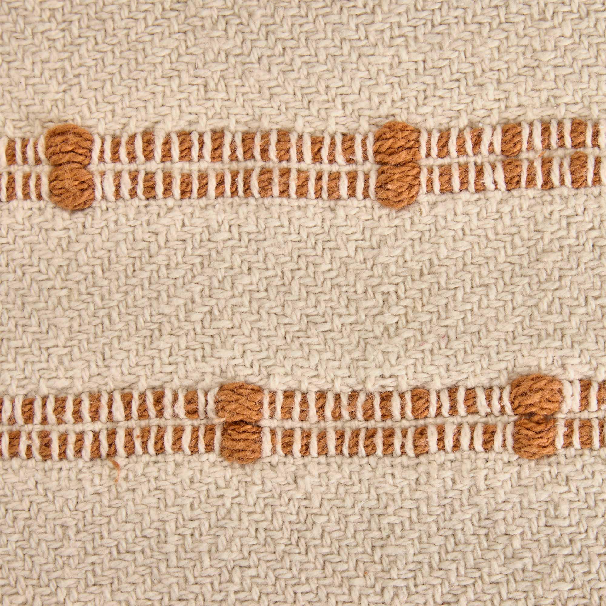 Habitat Global Throw - Neutral & Rust - 200x220 thumbnail 2