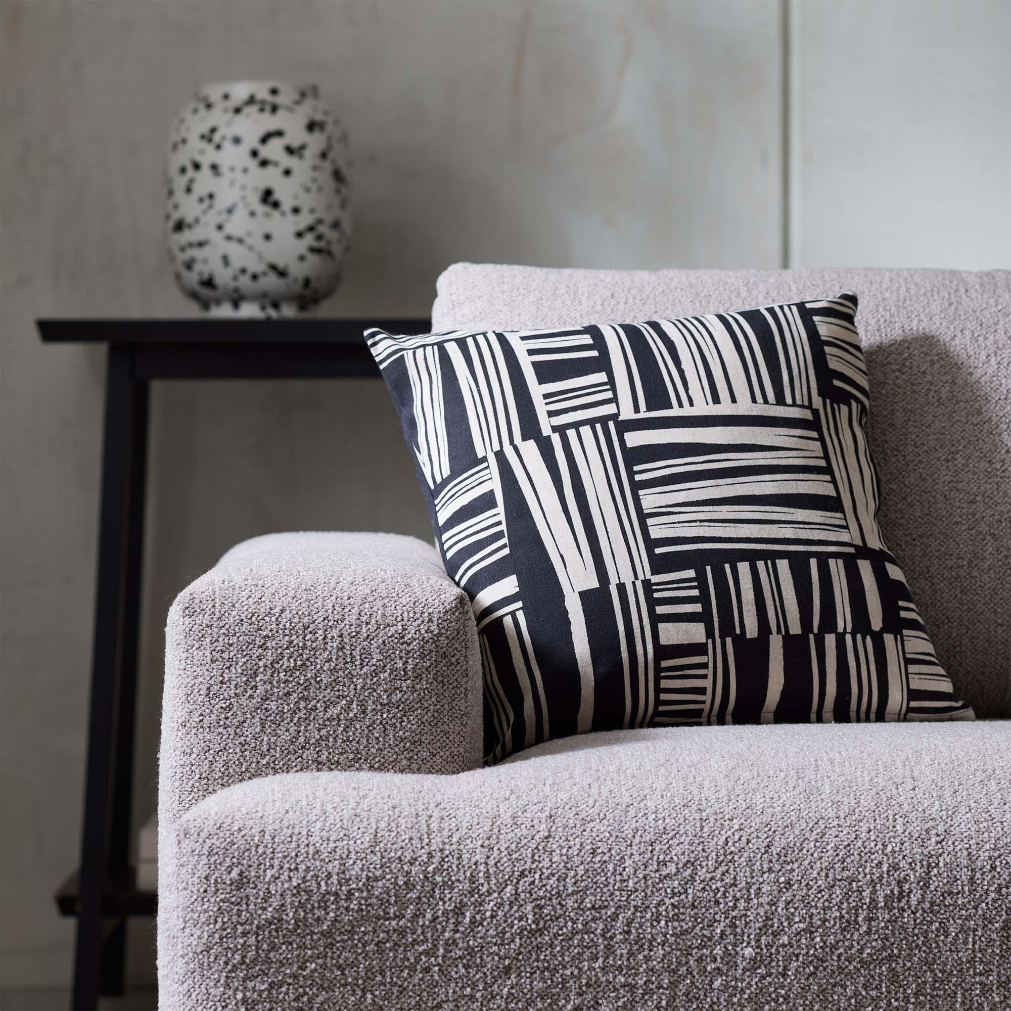 Habitat Mono Industrial Printed Cushion - 43x43