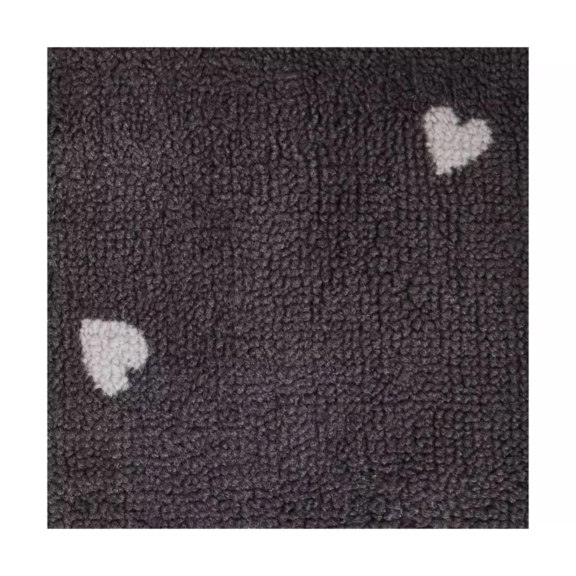 Sainsbury's Home Ditsy Heart Washable Cut Pile Doormat - 57x40cm thumbnail 3