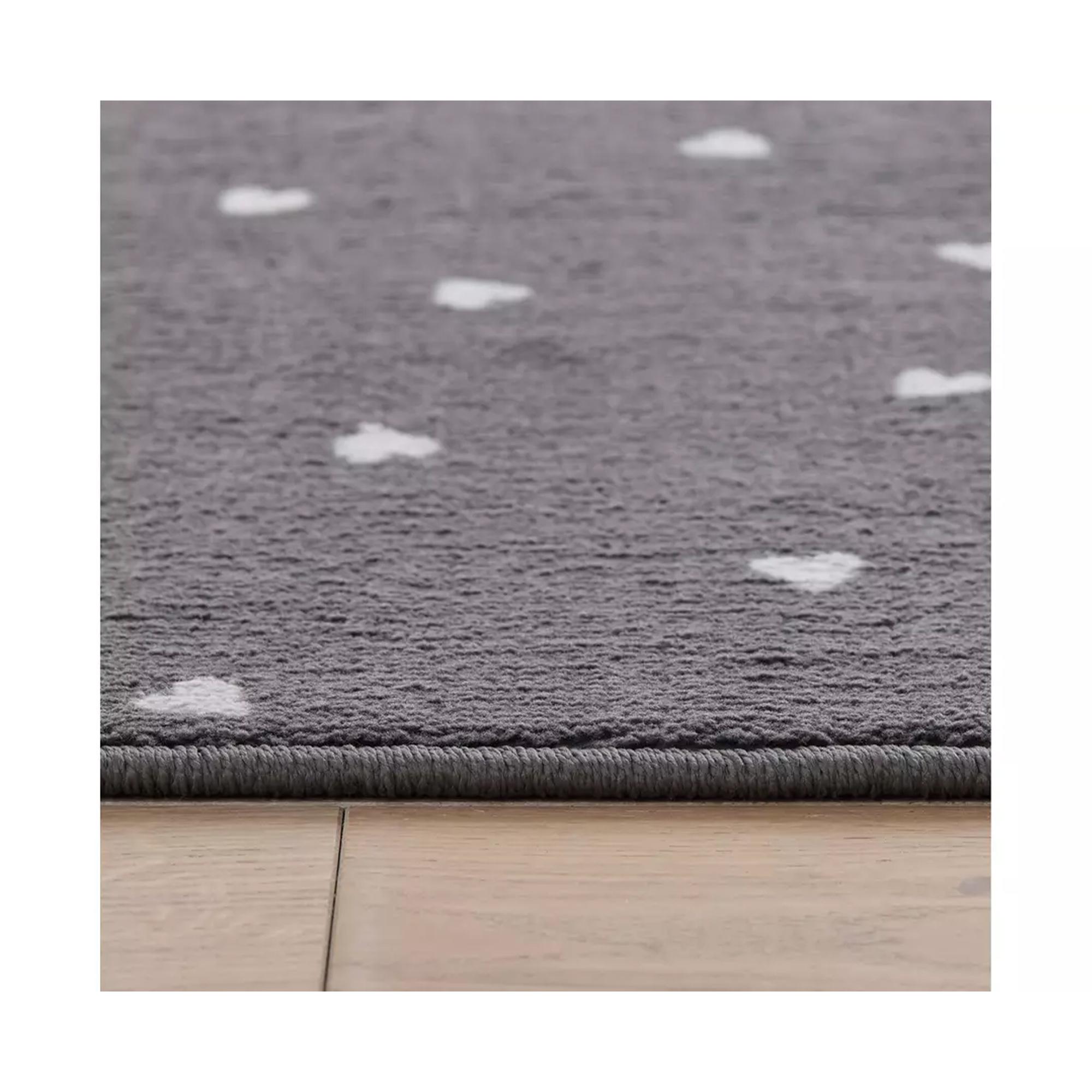 Sainsbury's Home Ditsy Heart Washable Cut Pile Doormat - 57x40cm thumbnail 4