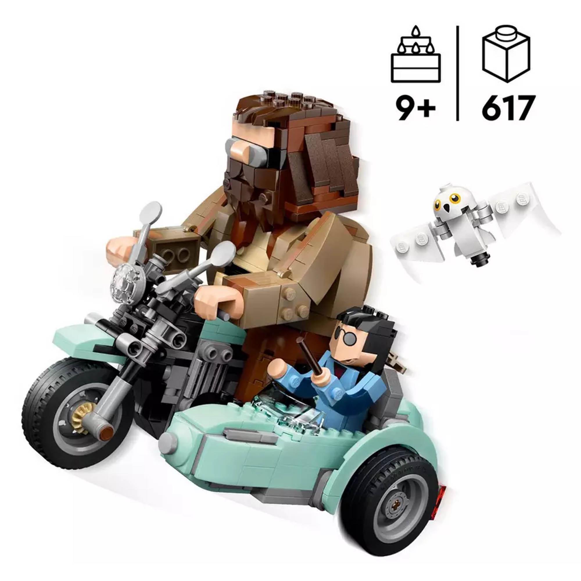 LEGO Harry Potter Hagrid & Harry's Motorcycle Ride Toy 76443 thumbnail 3