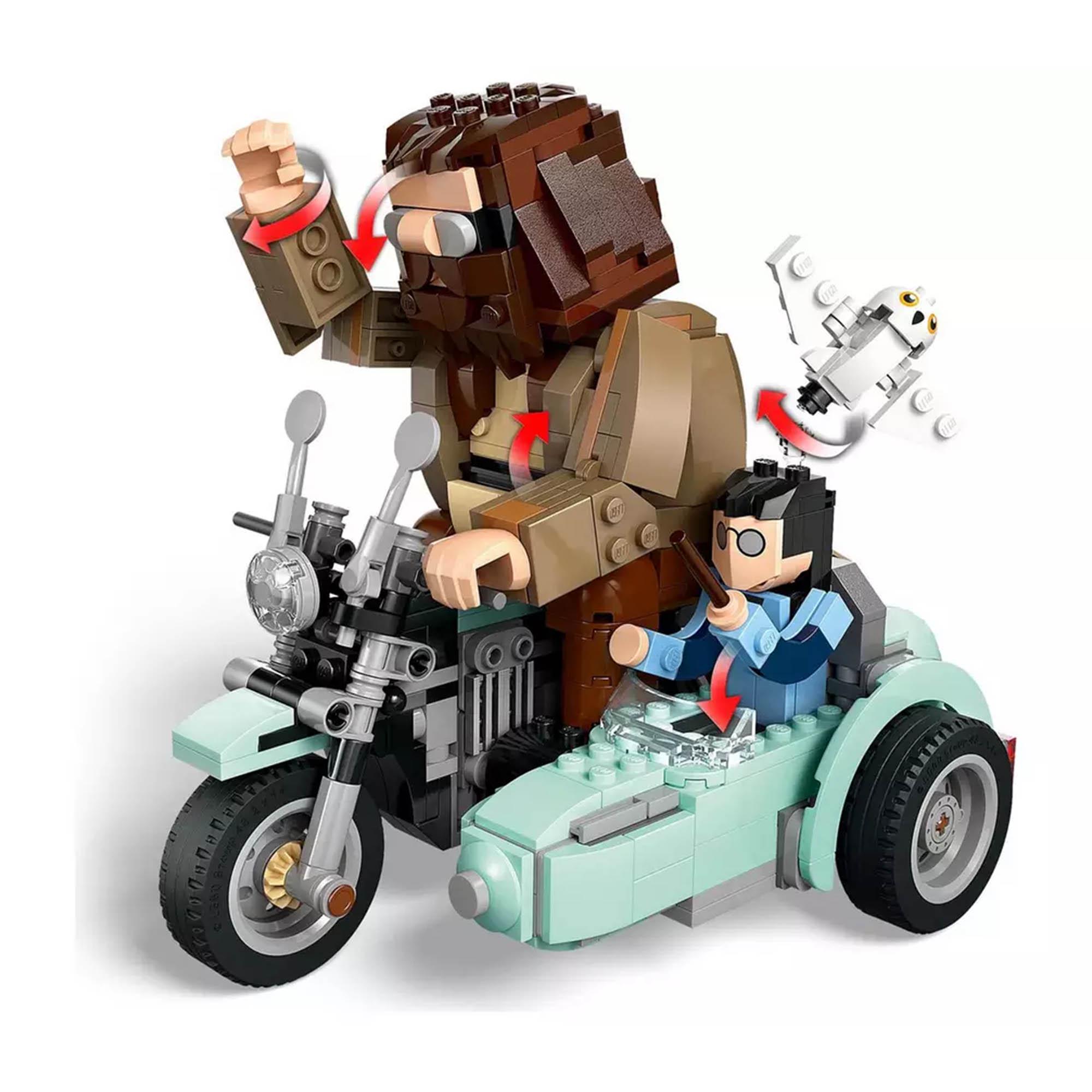 LEGO Harry Potter Hagrid & Harry's Motorcycle Ride Toy 76443 thumbnail 4