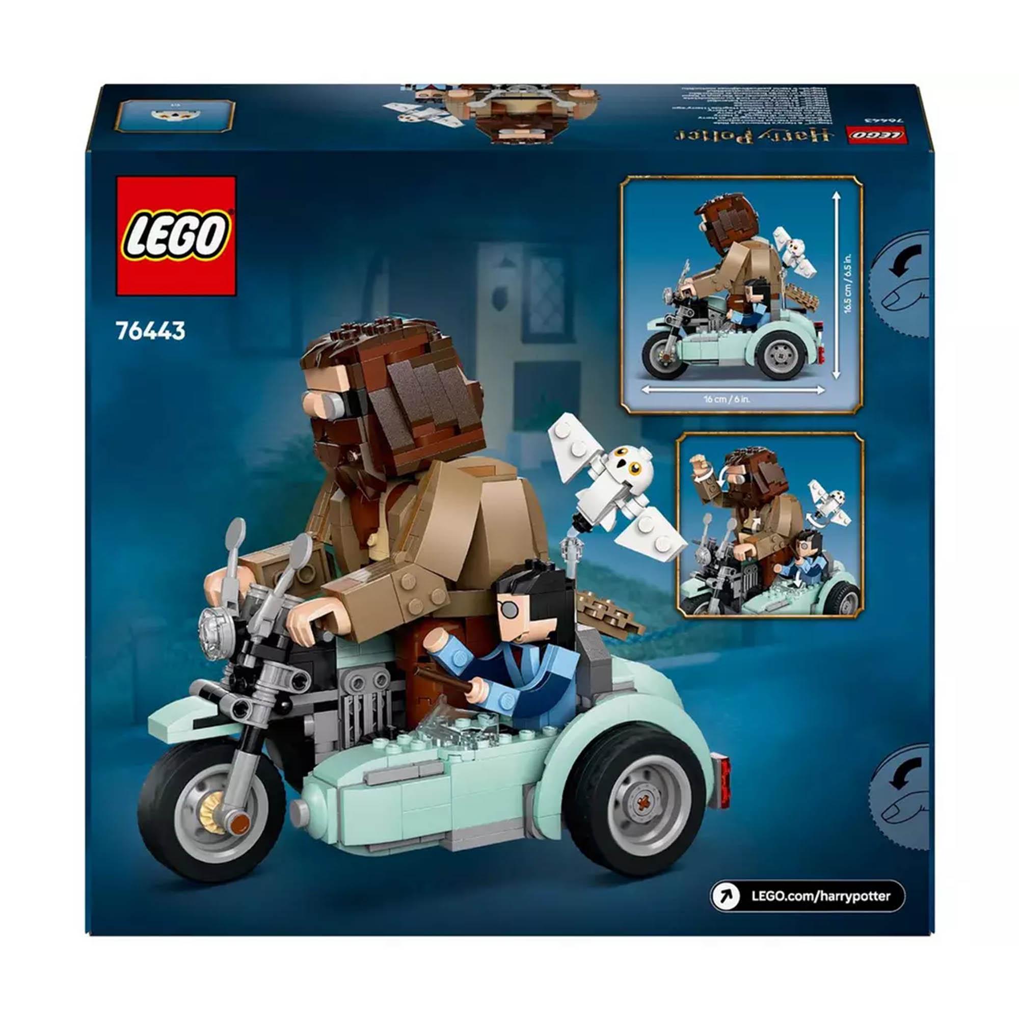 LEGO Harry Potter Hagrid & Harry's Motorcycle Ride Toy 76443 thumbnail 5