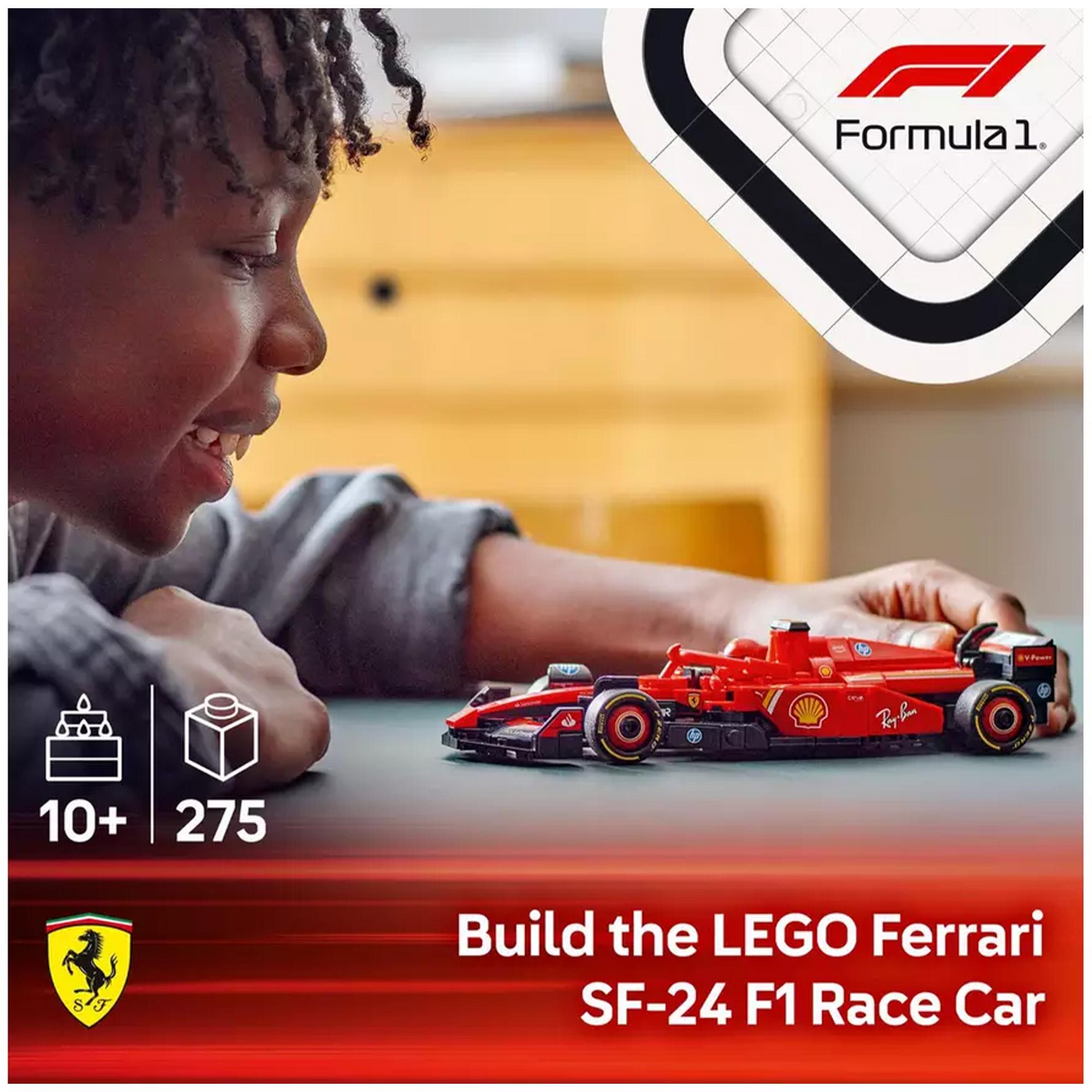 Lego Speed Champions Ferrari SF - 24 F1 Race Car Toy 77242 thumbnail 2