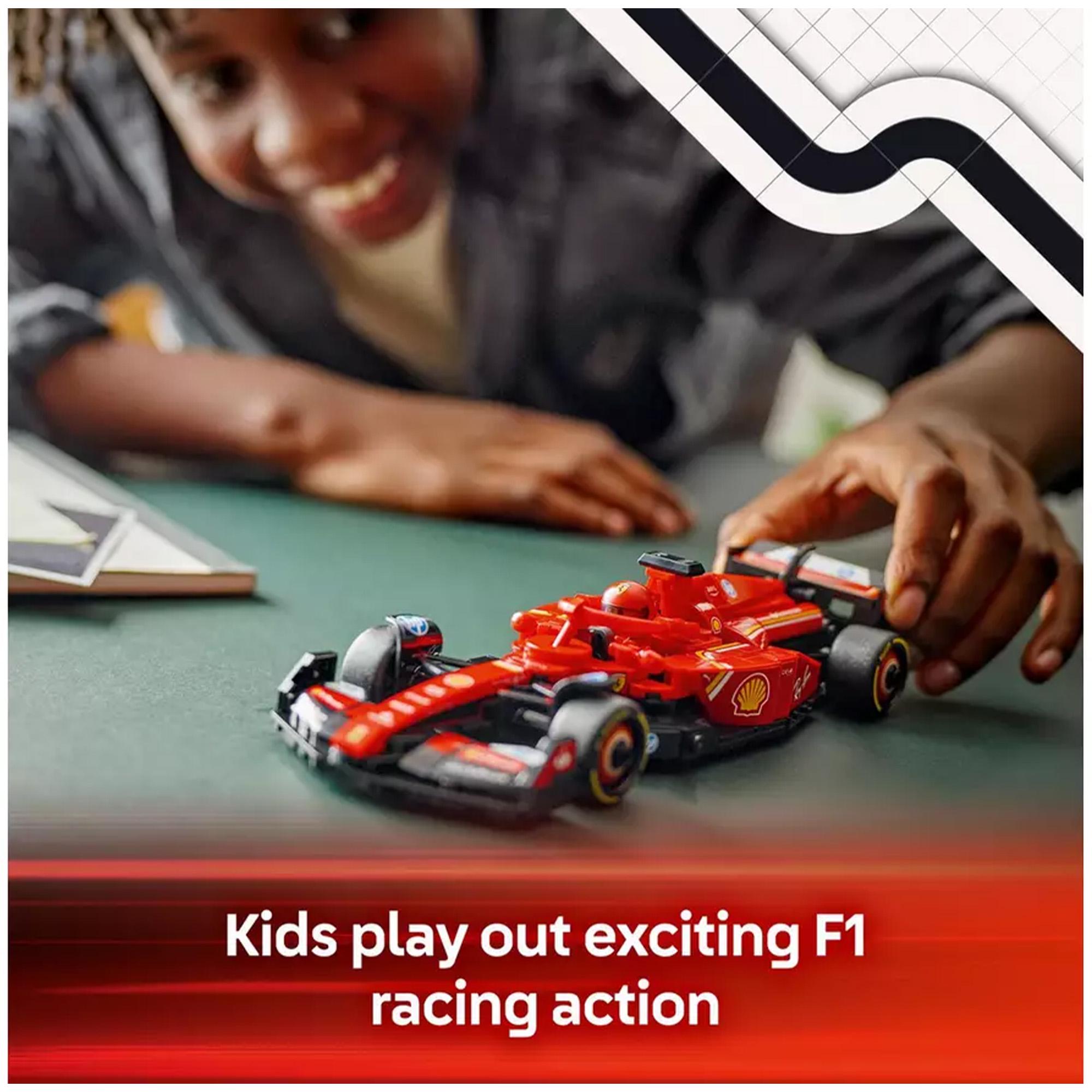 Lego Speed Champions Ferrari SF - 24 F1 Race Car Toy 77242 thumbnail 3