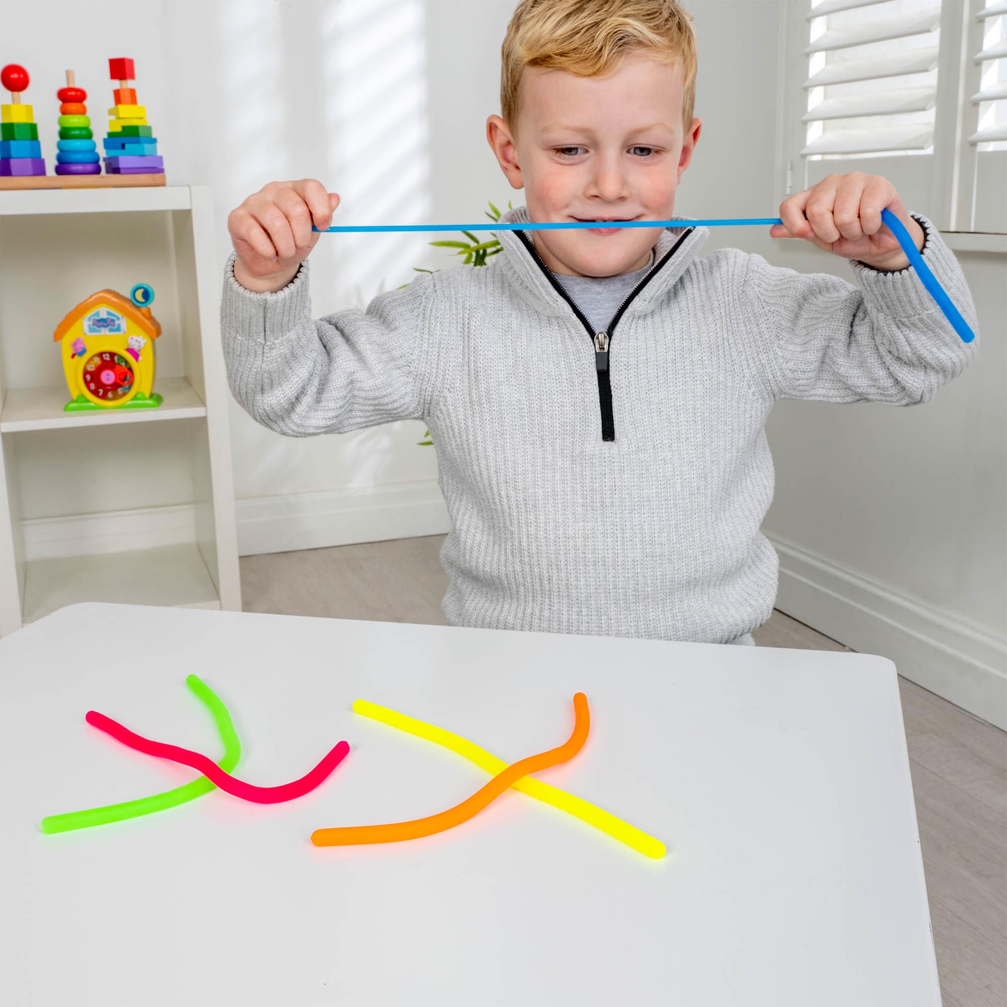 Squish Meez Oh So Sensory Multicoloured Stretch Noodlez thumbnail 5