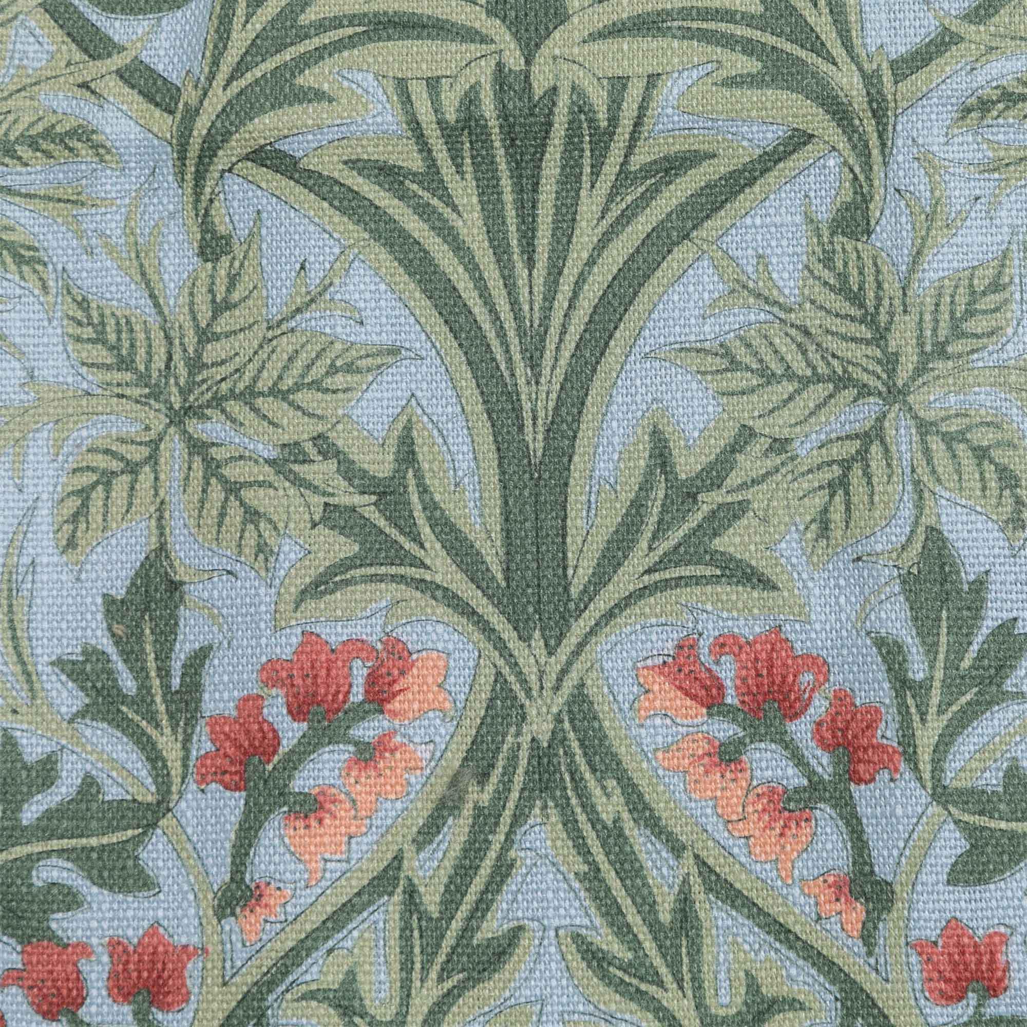 Habitat x Morris & Co. Bluebell Cushion With Double Flange - 50x50 thumbnail 2
