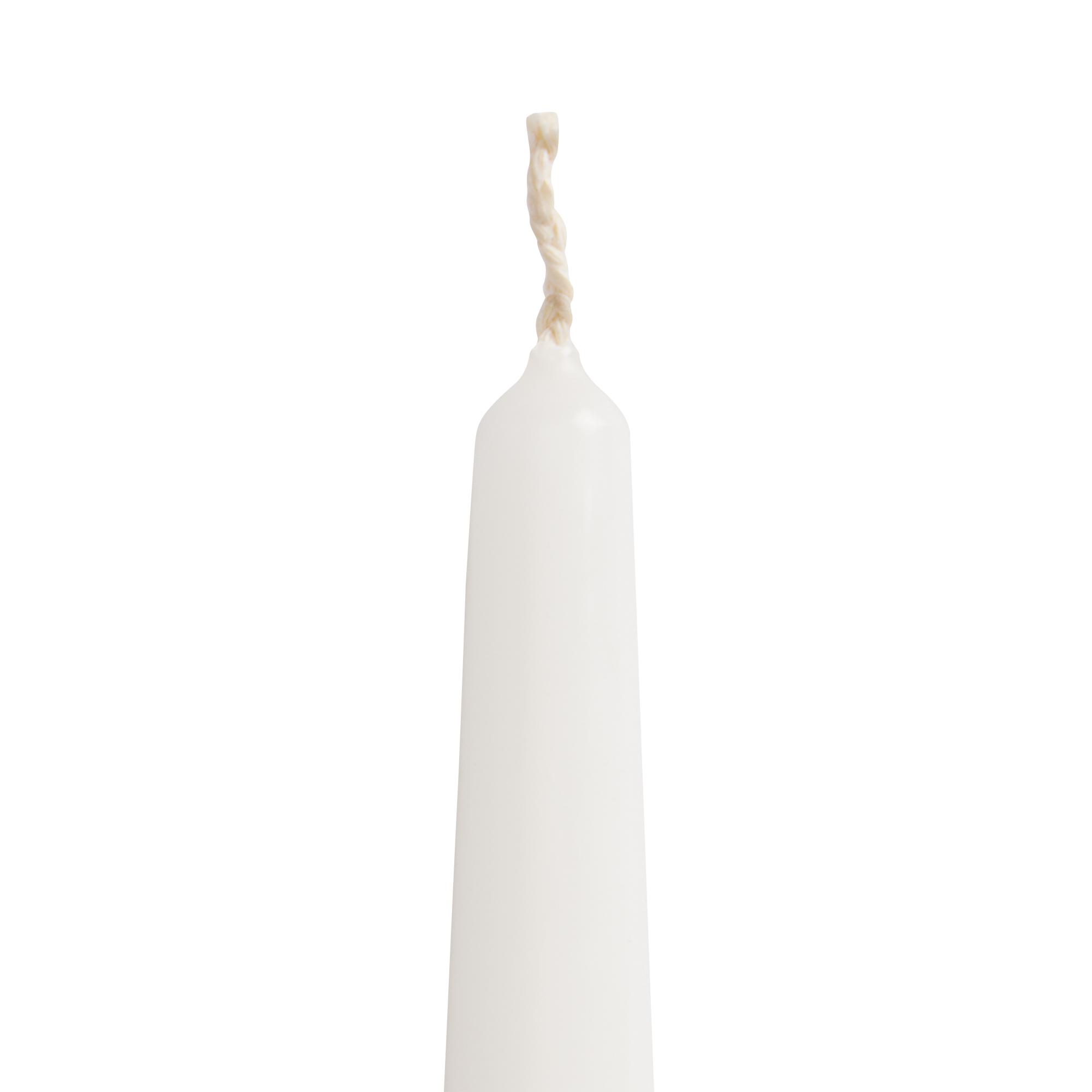 Habitat Taper Candles - White - Pack of 10 thumbnail 2