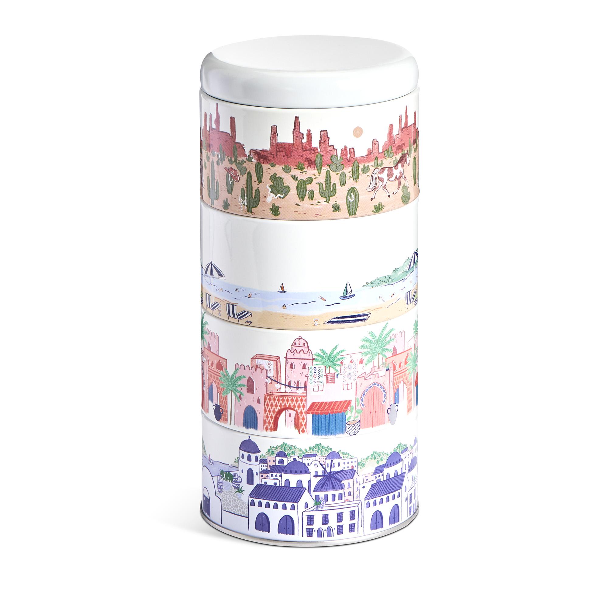 Habitat Destinations Stacking Tin Candle