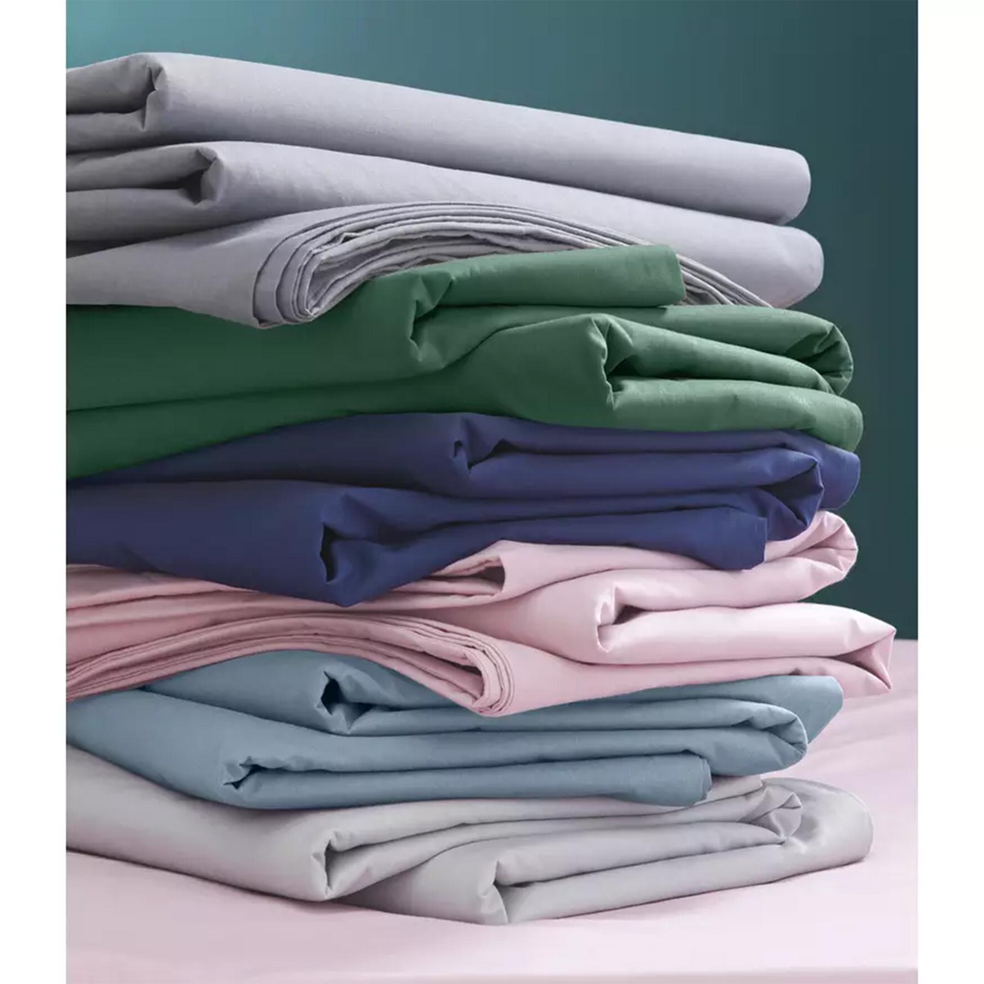 Habitat Cotton Rich 180 TC Dove Grey Fitted Sheet thumbnail 5
