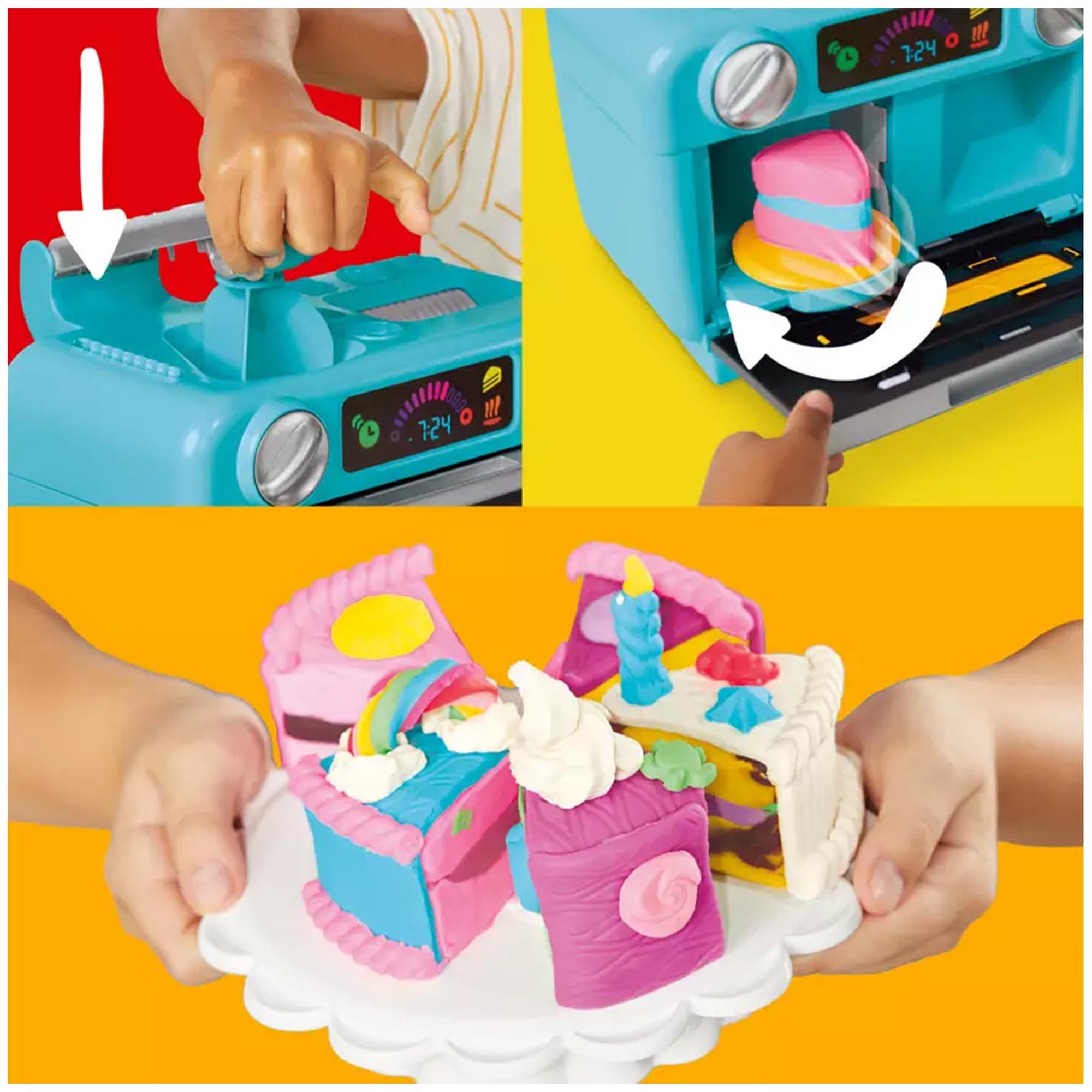 Play-Doh Super Slice Cake Playset with 11 Tubs & Accessories thumbnail 4