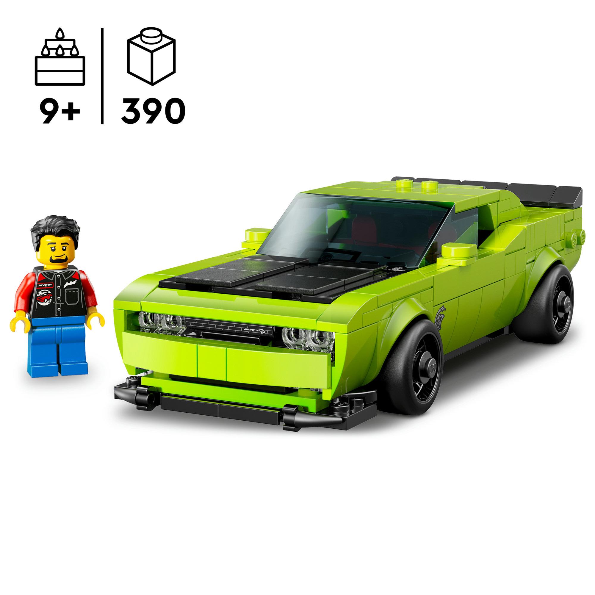 LEGO Speed Champions Dodge Challenger SRT Hellcat Sports Car 77237 thumbnail 2