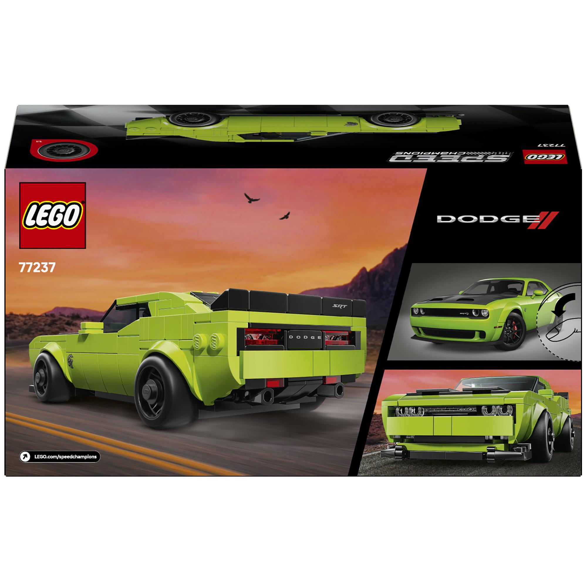 LEGO Speed Champions Dodge Challenger SRT Hellcat Sports Car 77237 thumbnail 5