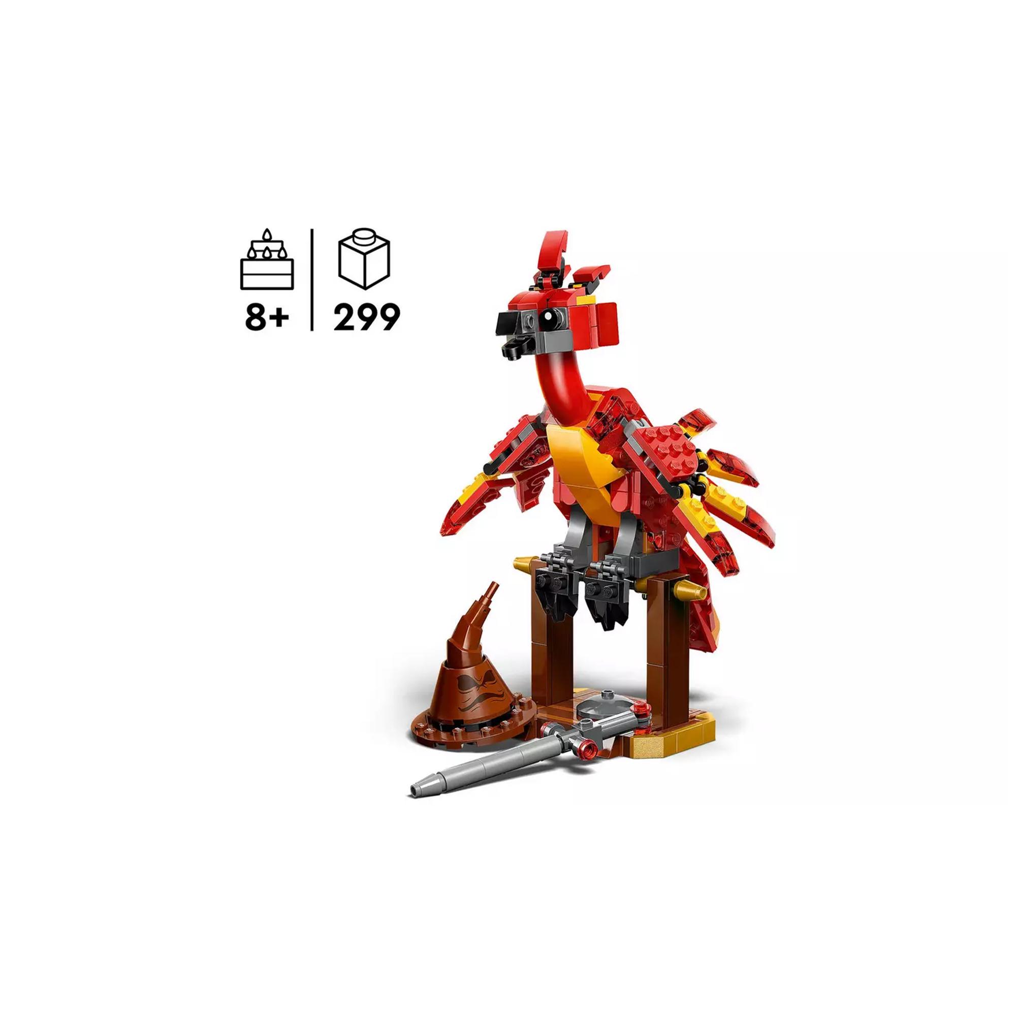 Lego Harry Potter Fawkes - Dumbledore's Phoenix Toy Set 76448 thumbnail 3