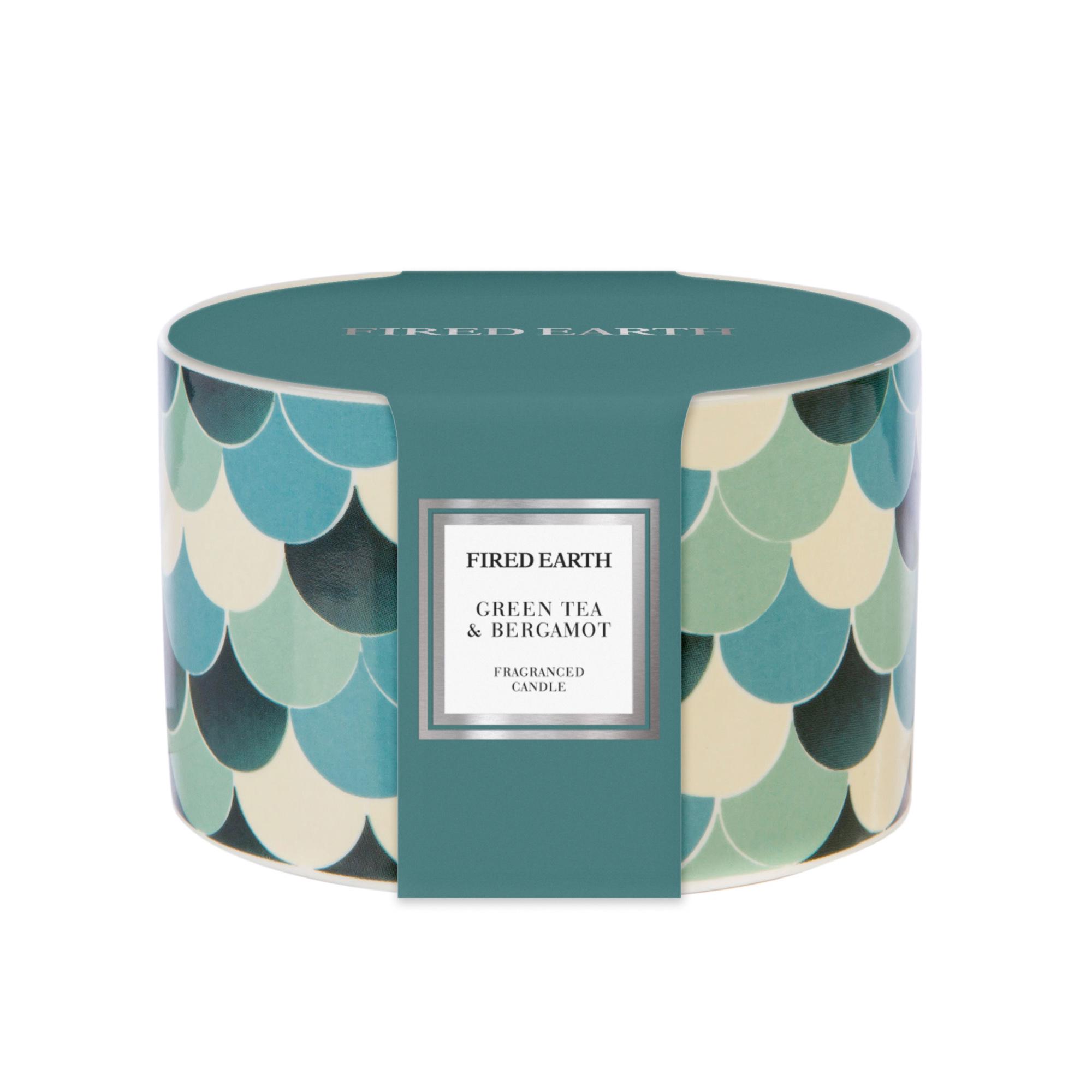Wax Lyrical Fired Earth Ceramic Candle - Green Tea & Bergamot thumbnail 3