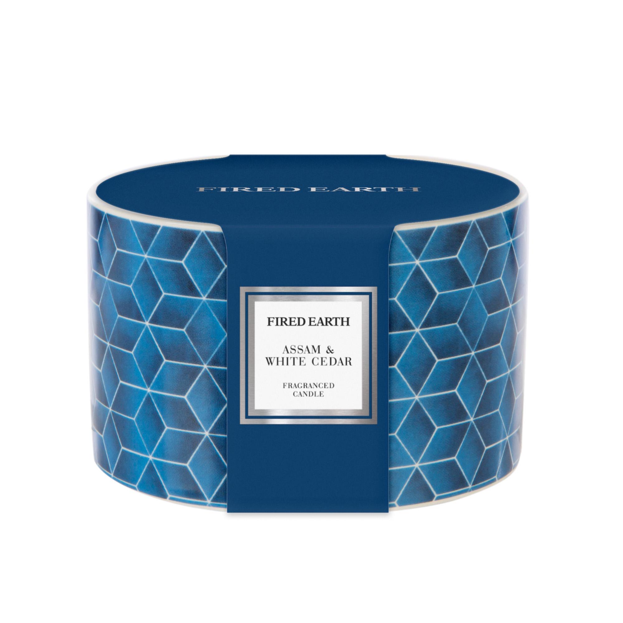 Wax Lyrical Fired Earth Ceramic Candle - Assam & White Cedar thumbnail 2