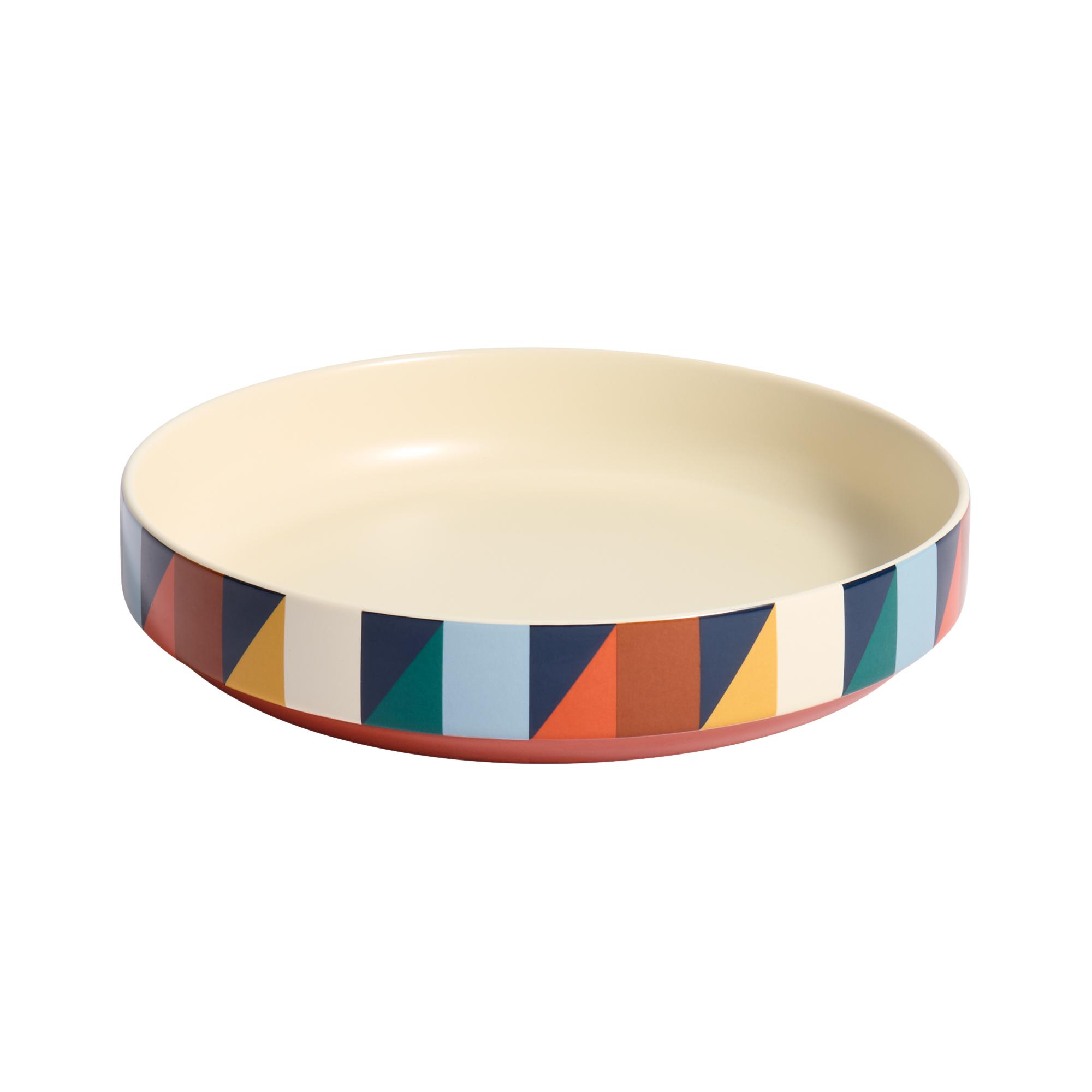 Habitat Geo Cube Print Pasta Bowl thumbnail 3