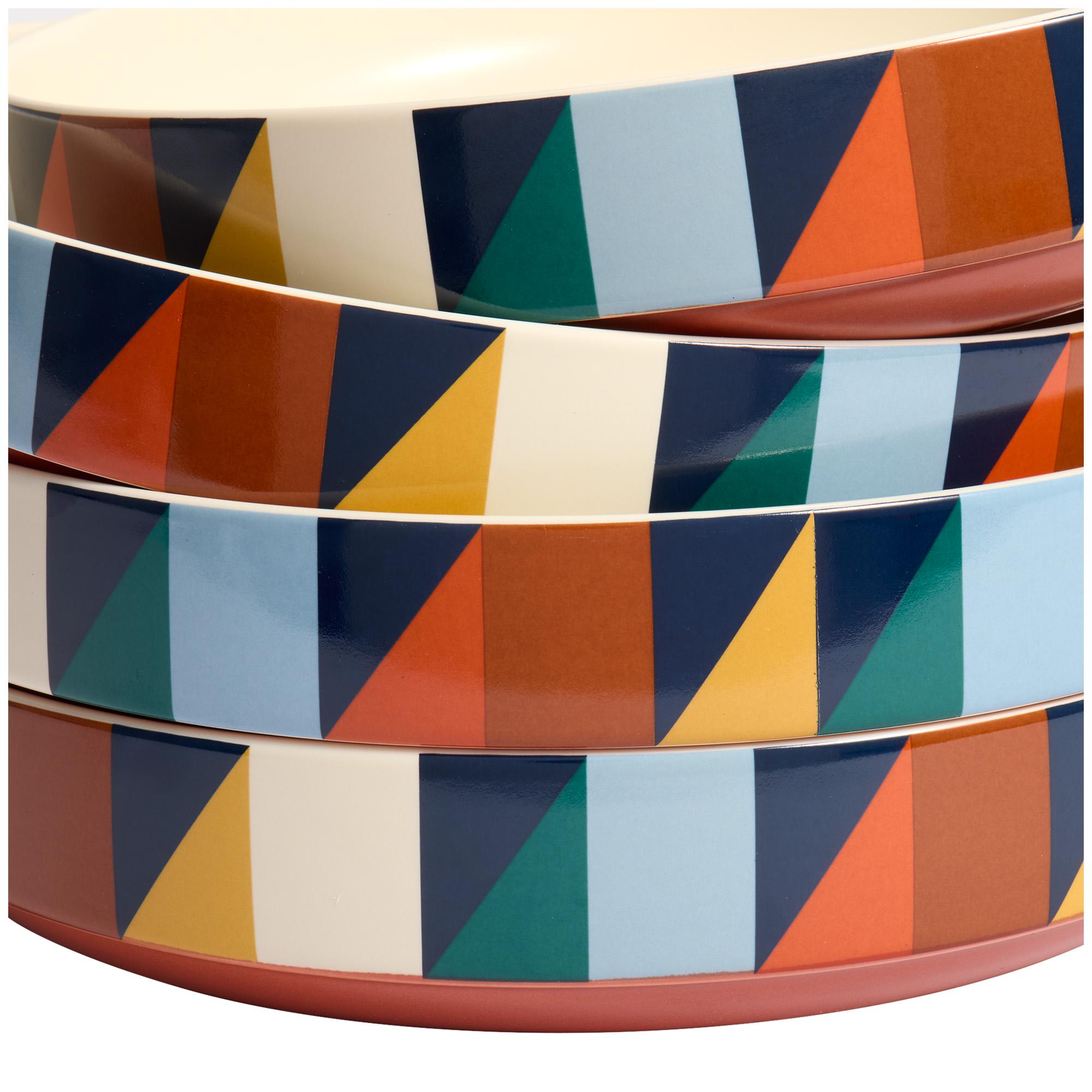 Habitat Geo Cube Print Pasta Bowl thumbnail 4