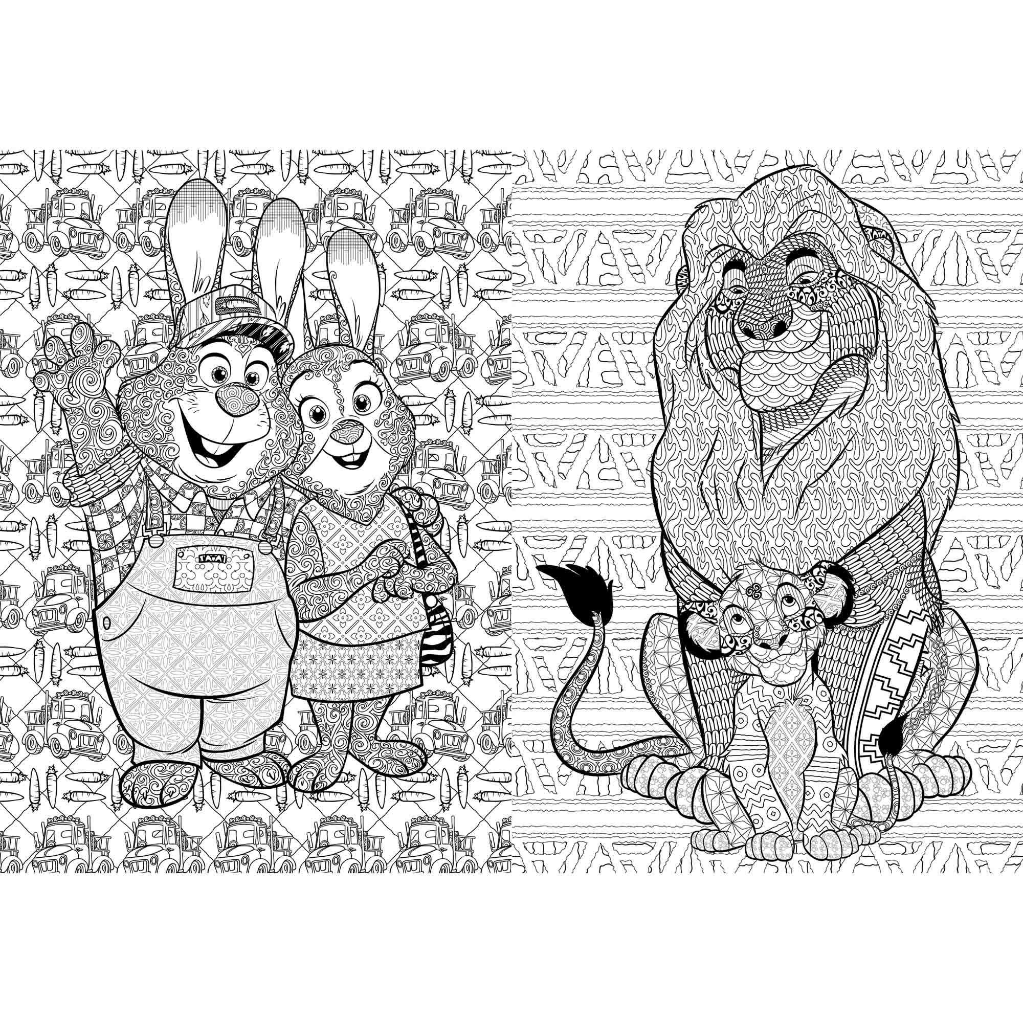 Igloo Books Disney Animals Colouring Book thumbnail 5