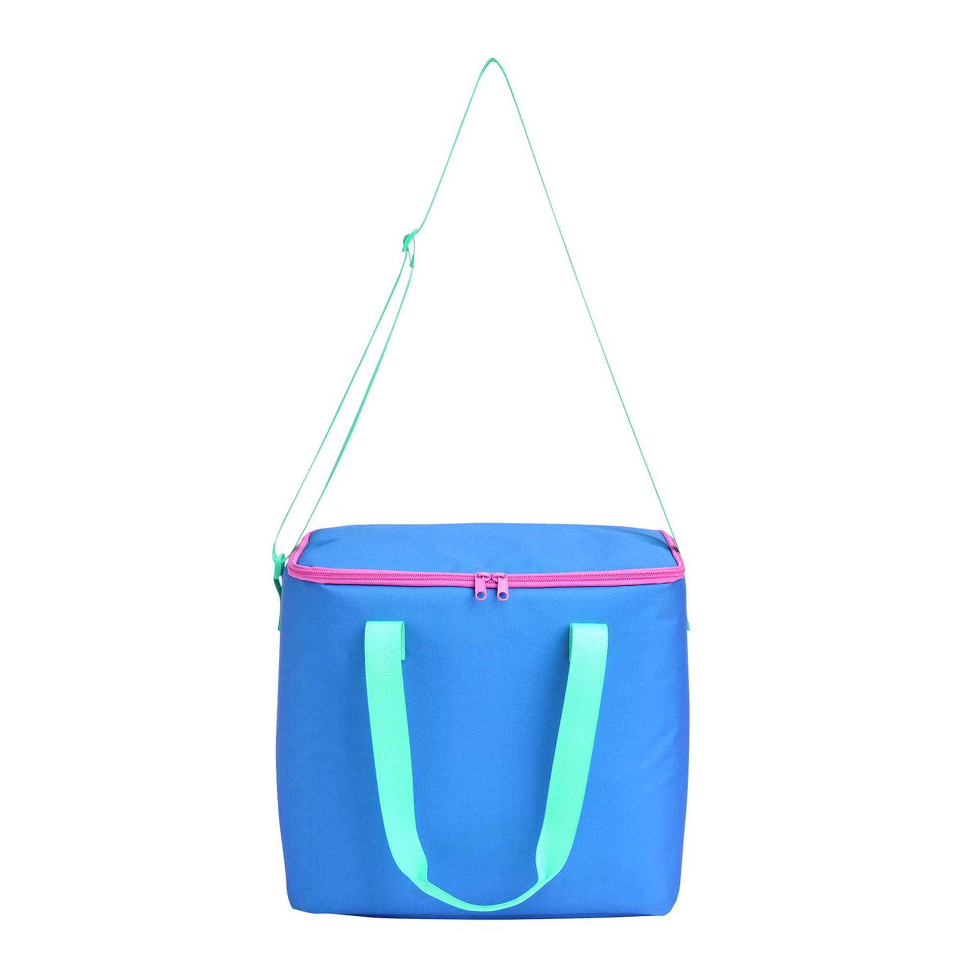 Sainsbury's Home Blue Striped Cool Bag - 25L thumbnail 2