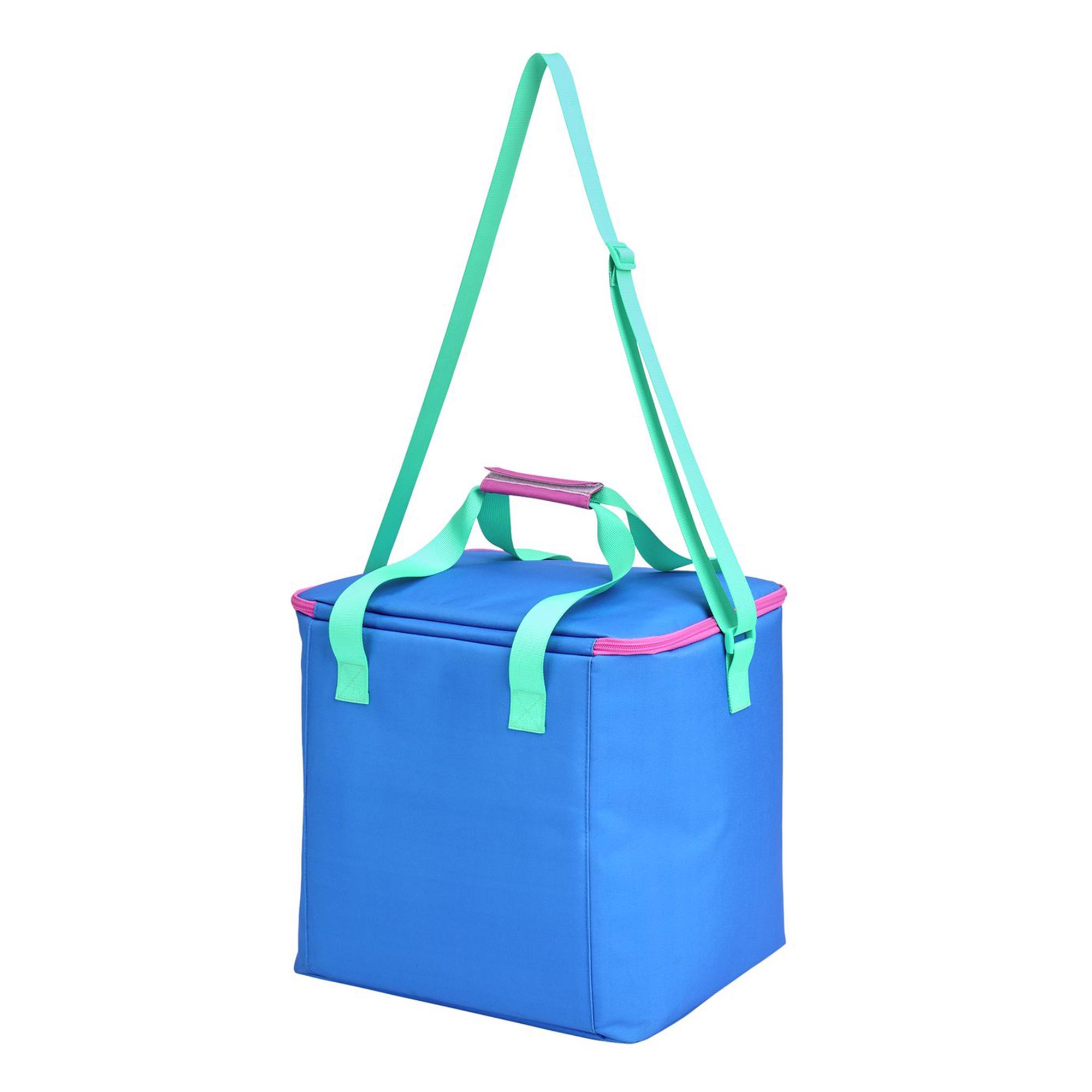 Sainsbury's Home Blue Striped Cool Bag - 25L thumbnail 4