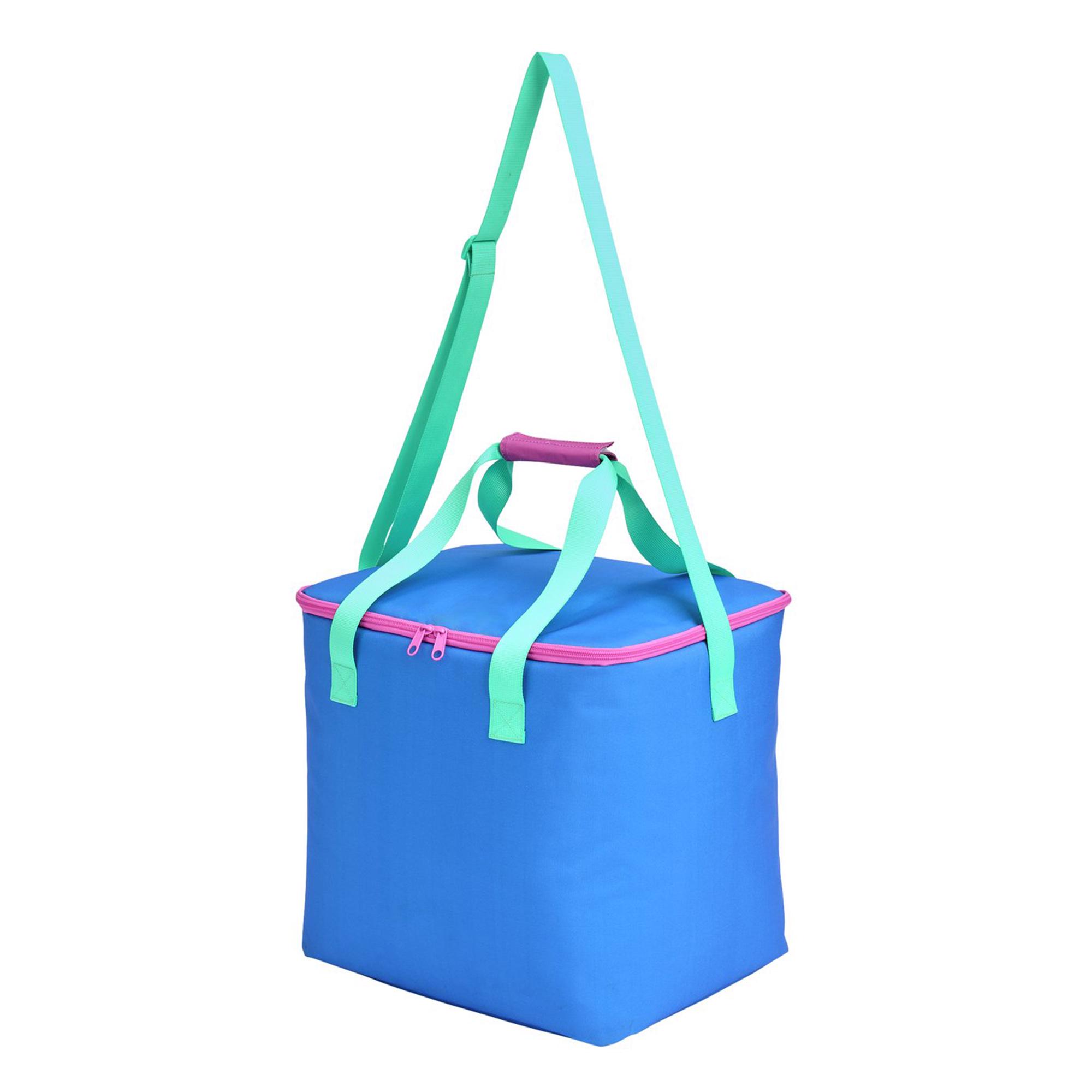 Sainsbury's Home Blue Striped Cool Bag - 25L thumbnail 5