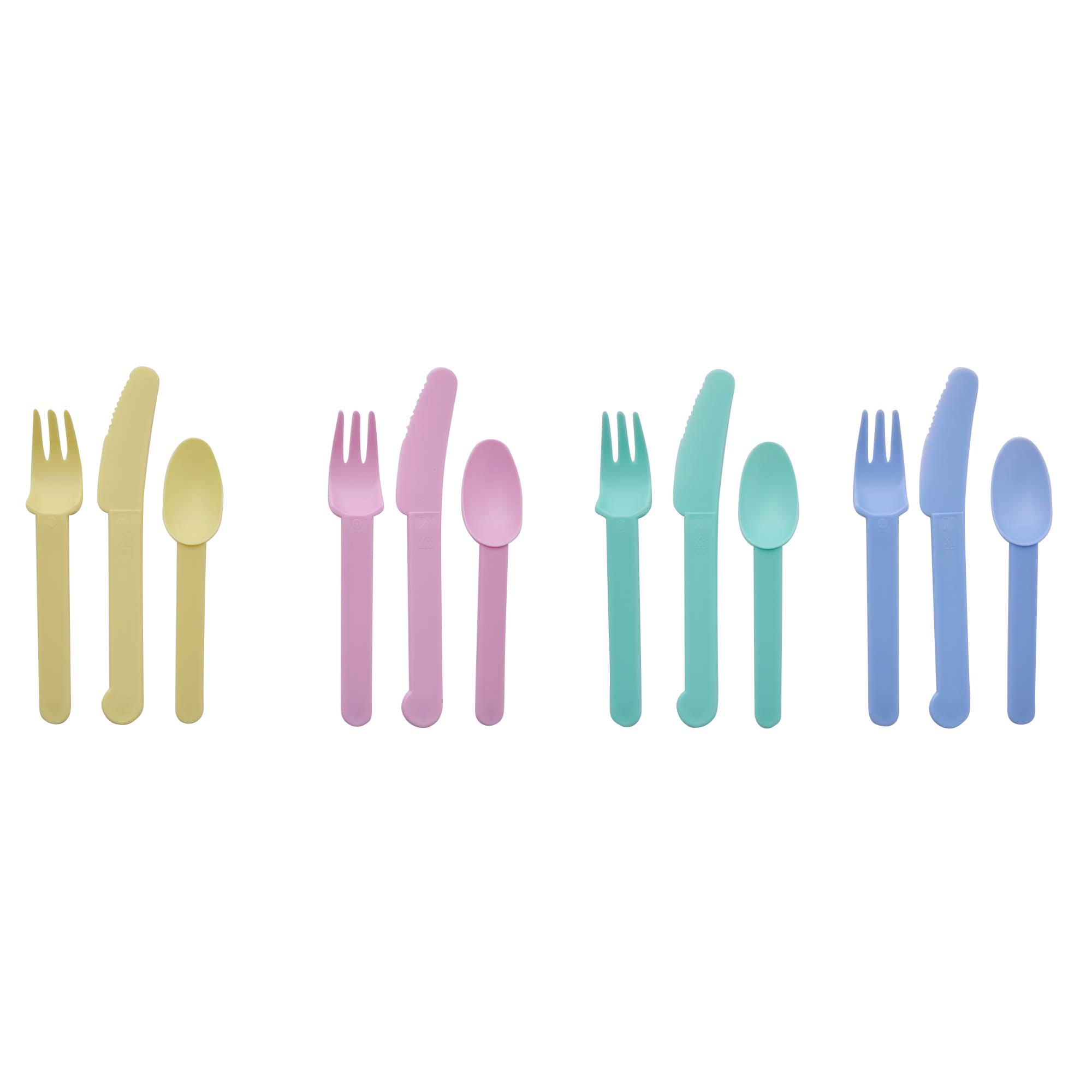 Sainsbury's Home Pack of 4 Expanded Polypropylene Cutlery