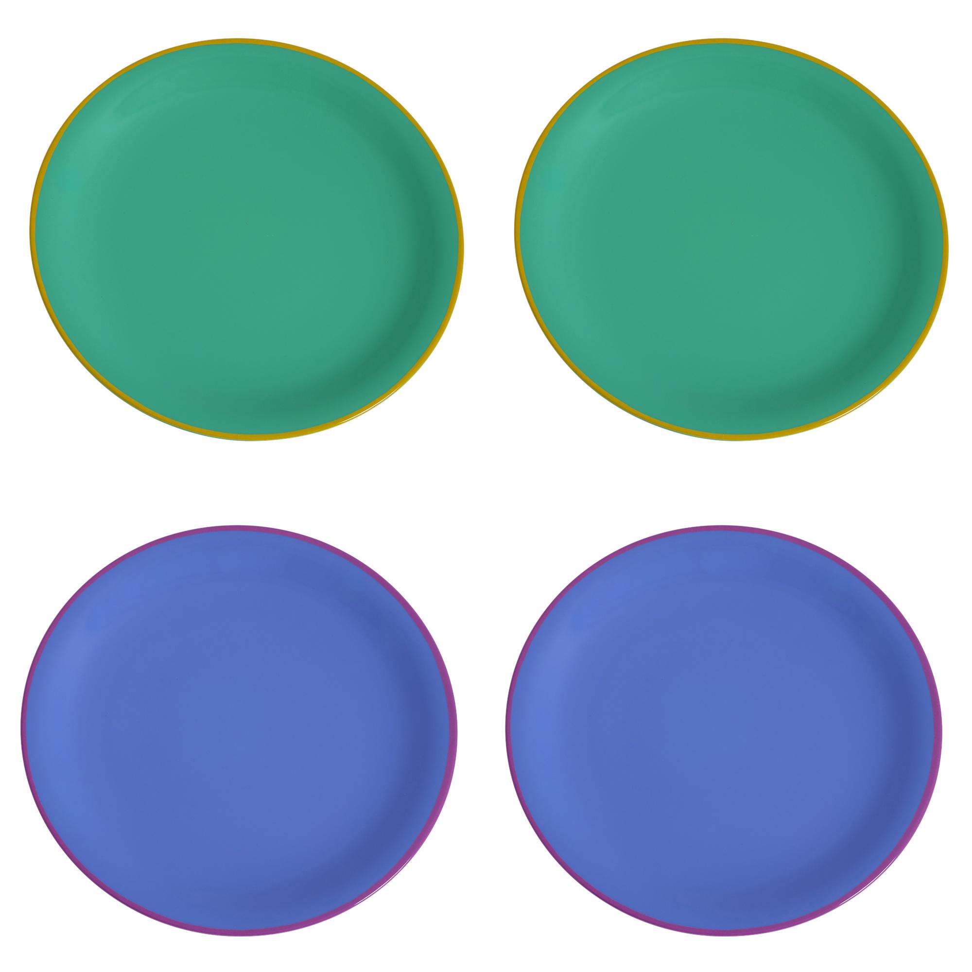 Sainsbury's Home Pack of 2 Family Dinnerware Plate Assortment