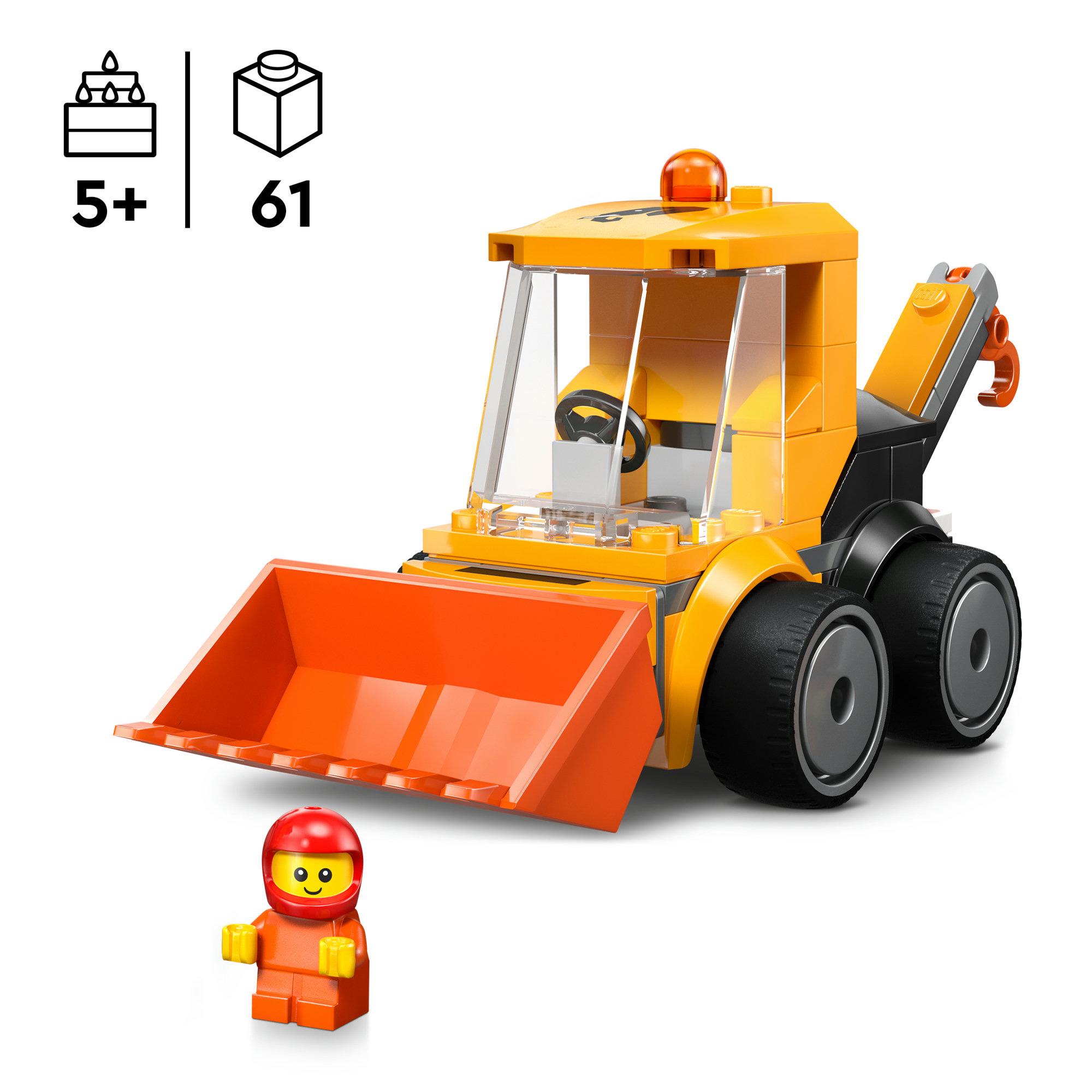LEGO City Rides Construction Loader Toy 60483 thumbnail 2