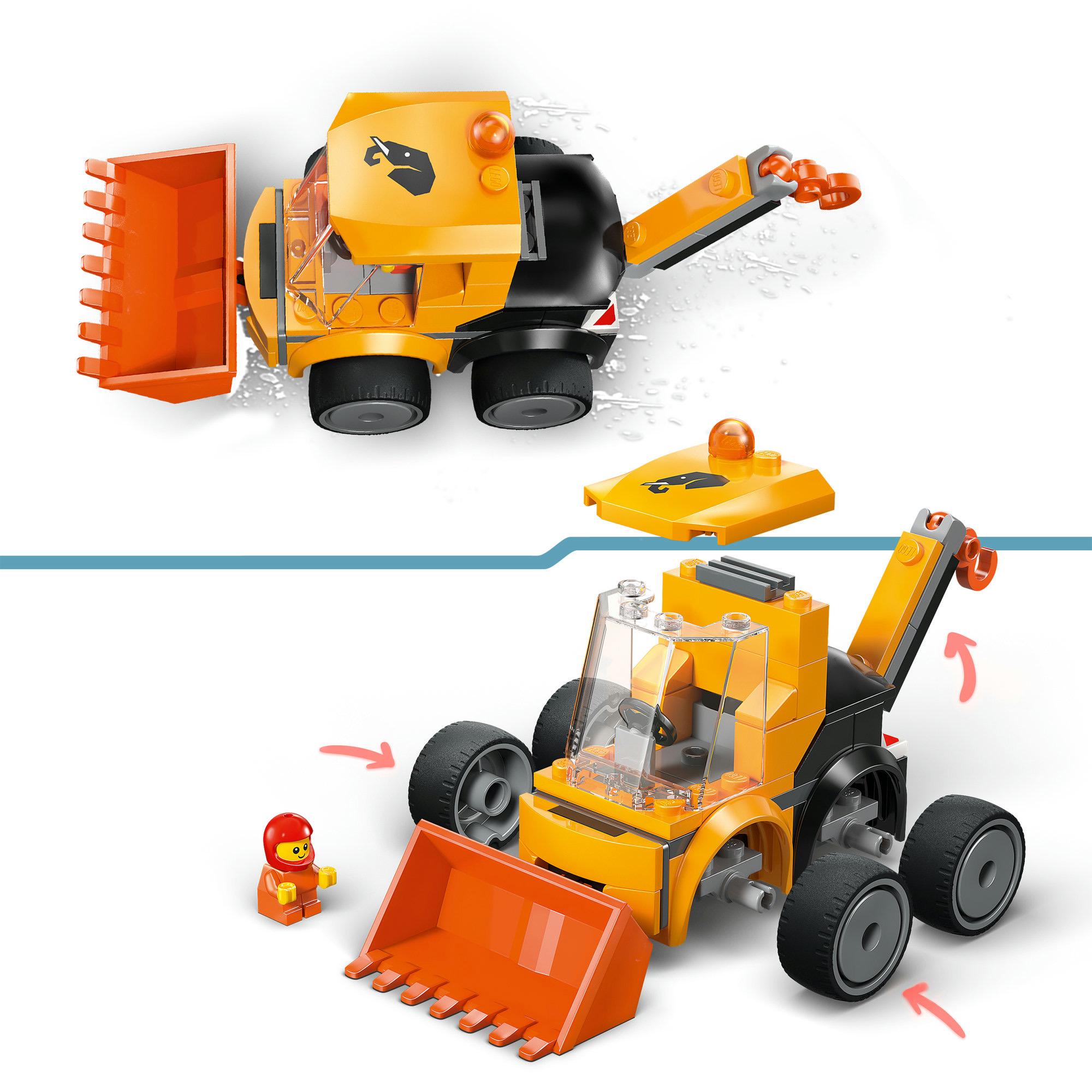LEGO City Rides Construction Loader Toy 60483 thumbnail 4