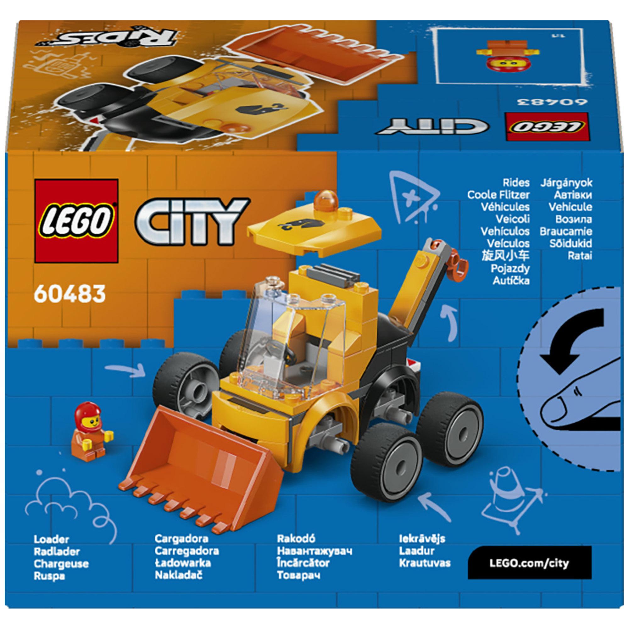 LEGO City Rides Construction Loader Toy 60483 thumbnail 5